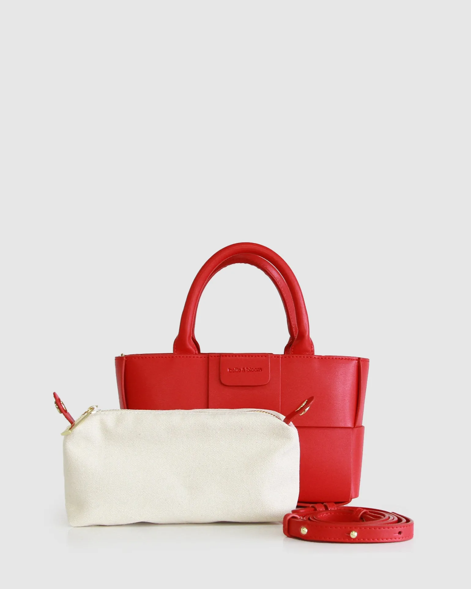 Belle & Bloom Handbags>Little Love Woven Crossbody Bag -