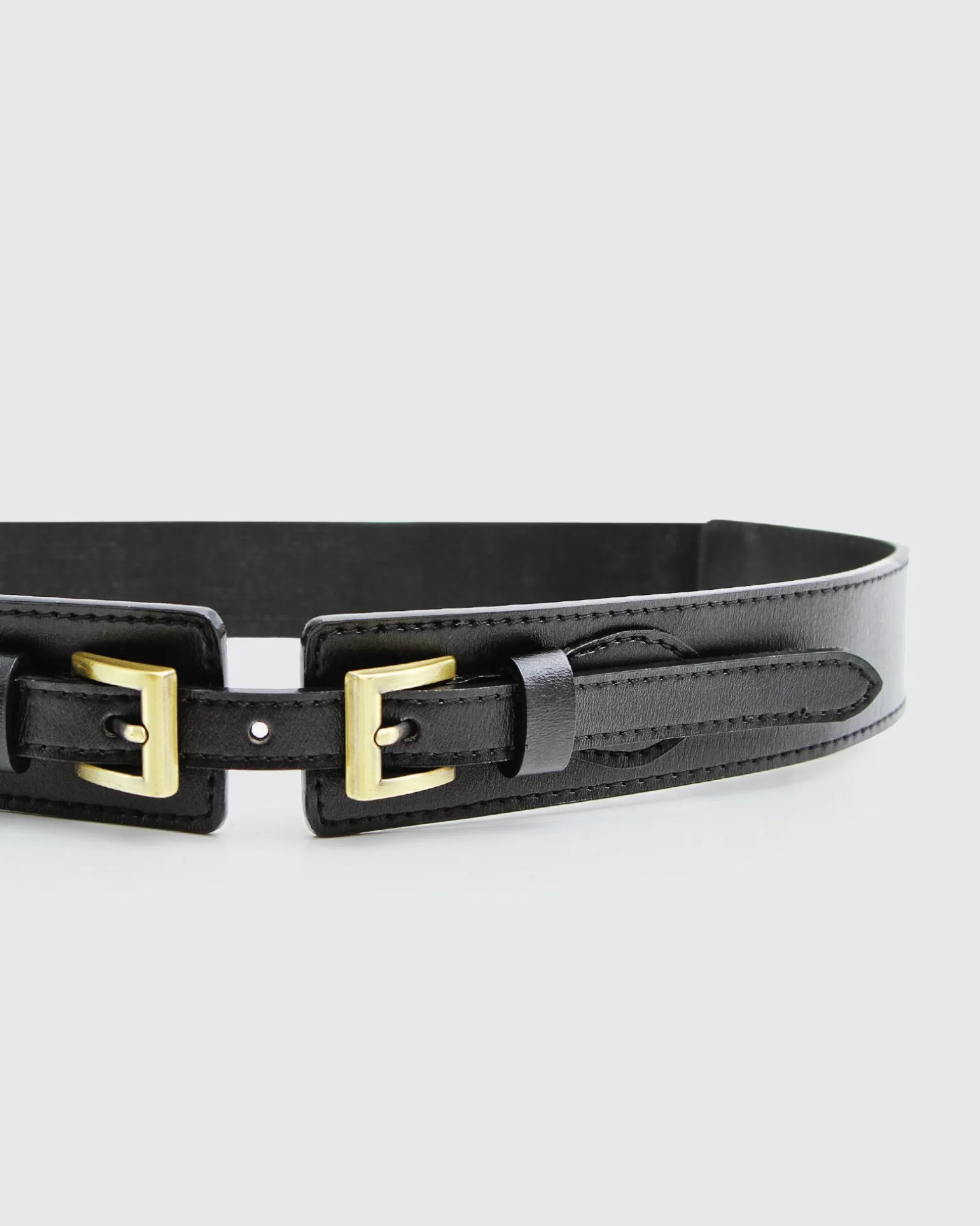 Belle & Bloom Belts>London Fog Leather Waist Belt -