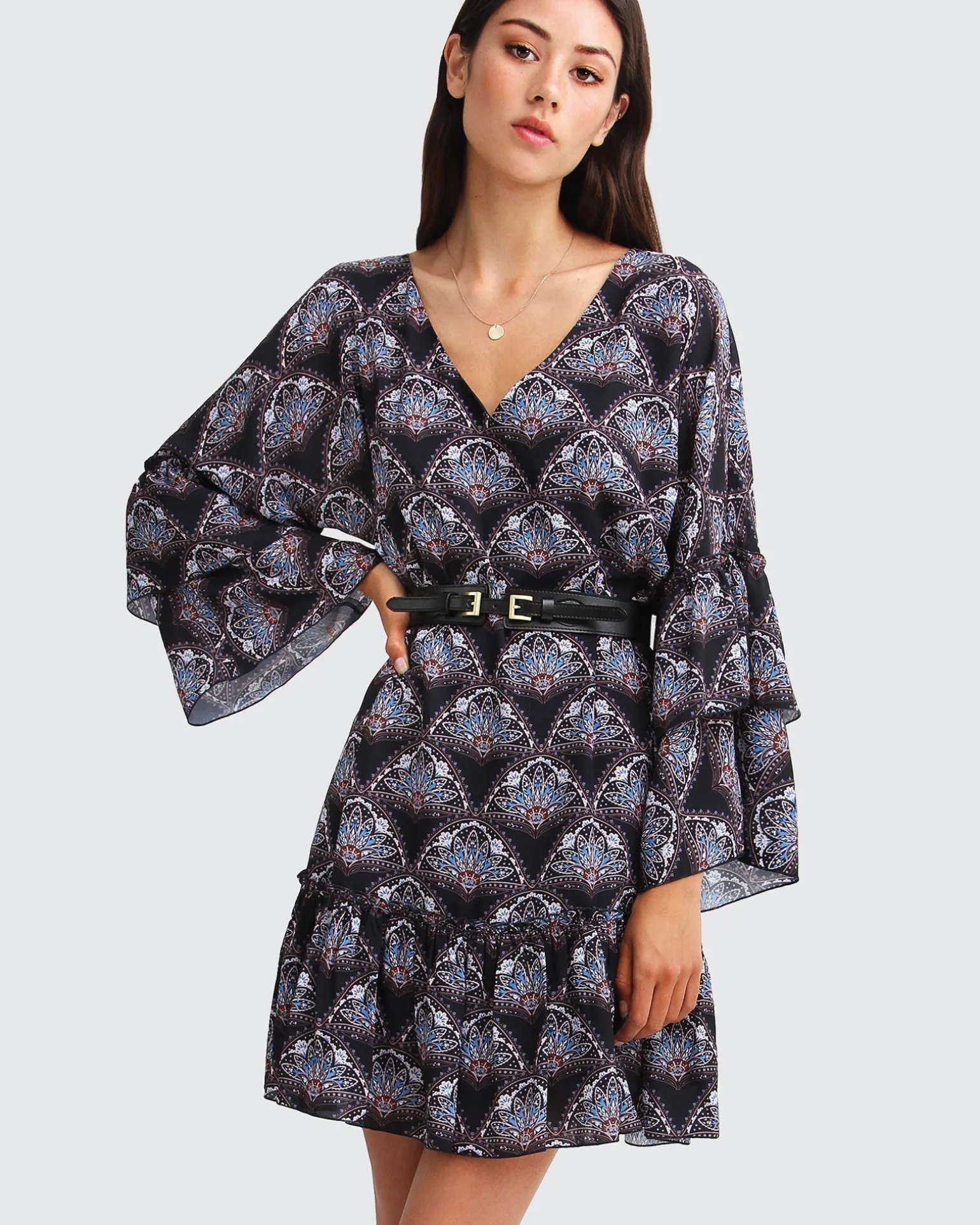 Belle & Bloom Belts>London Fog Leather Waist Belt -