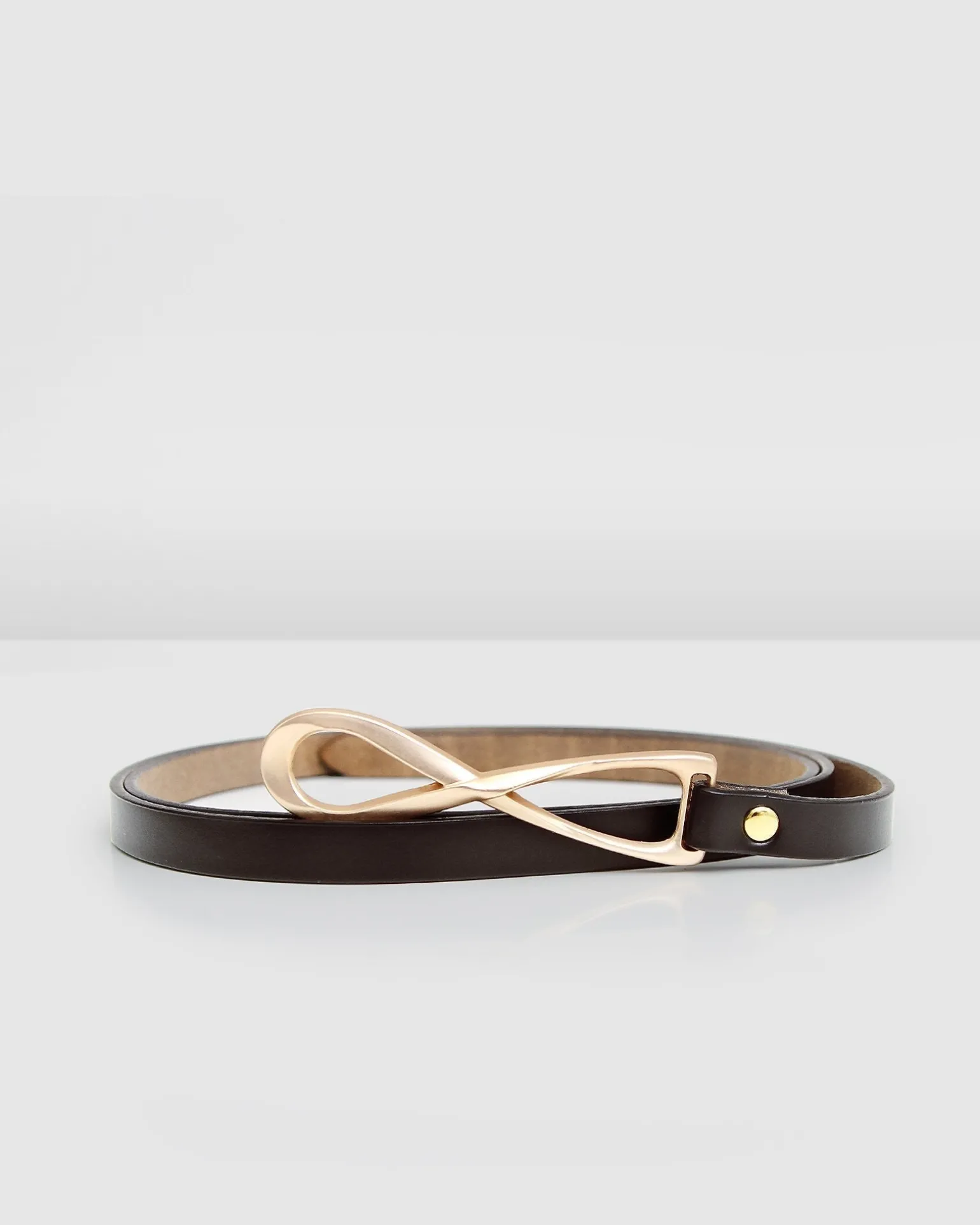 Belle & Bloom Belts>London Mood Leather Tie Belt -