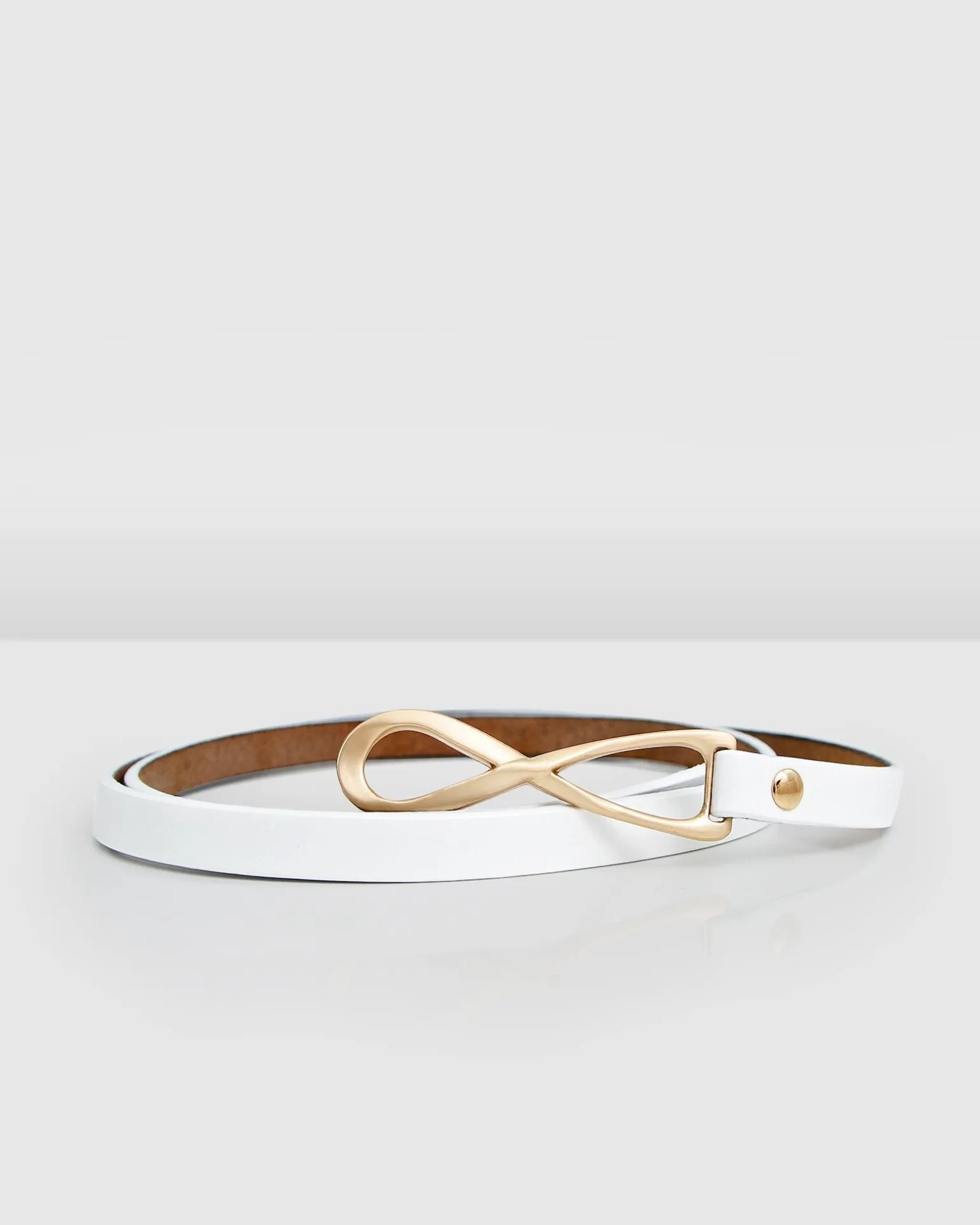 Belle & Bloom Belts>London Mood Leather Tie Belt -