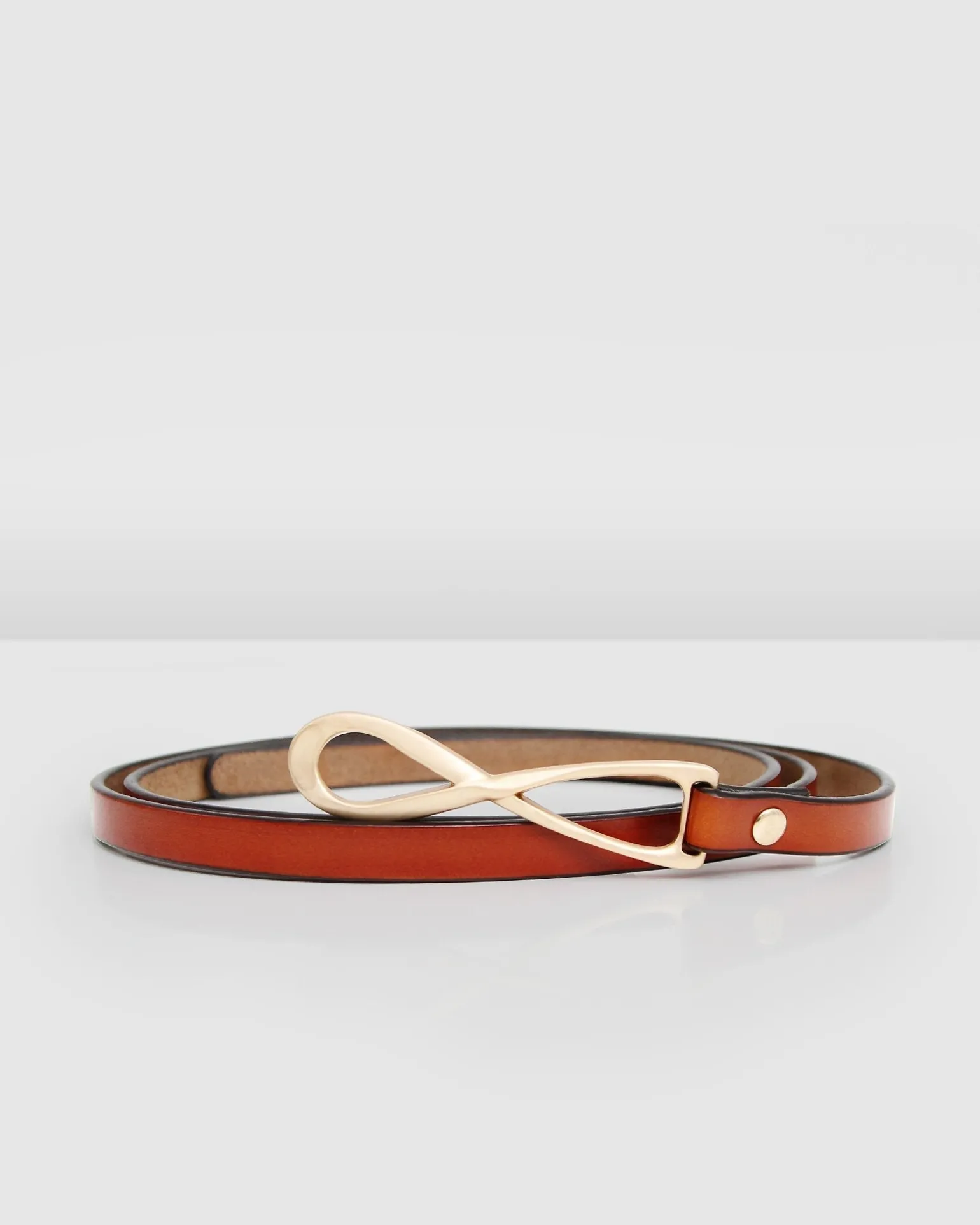 Belle & Bloom Belts>London Mood Leather Tie Belt -