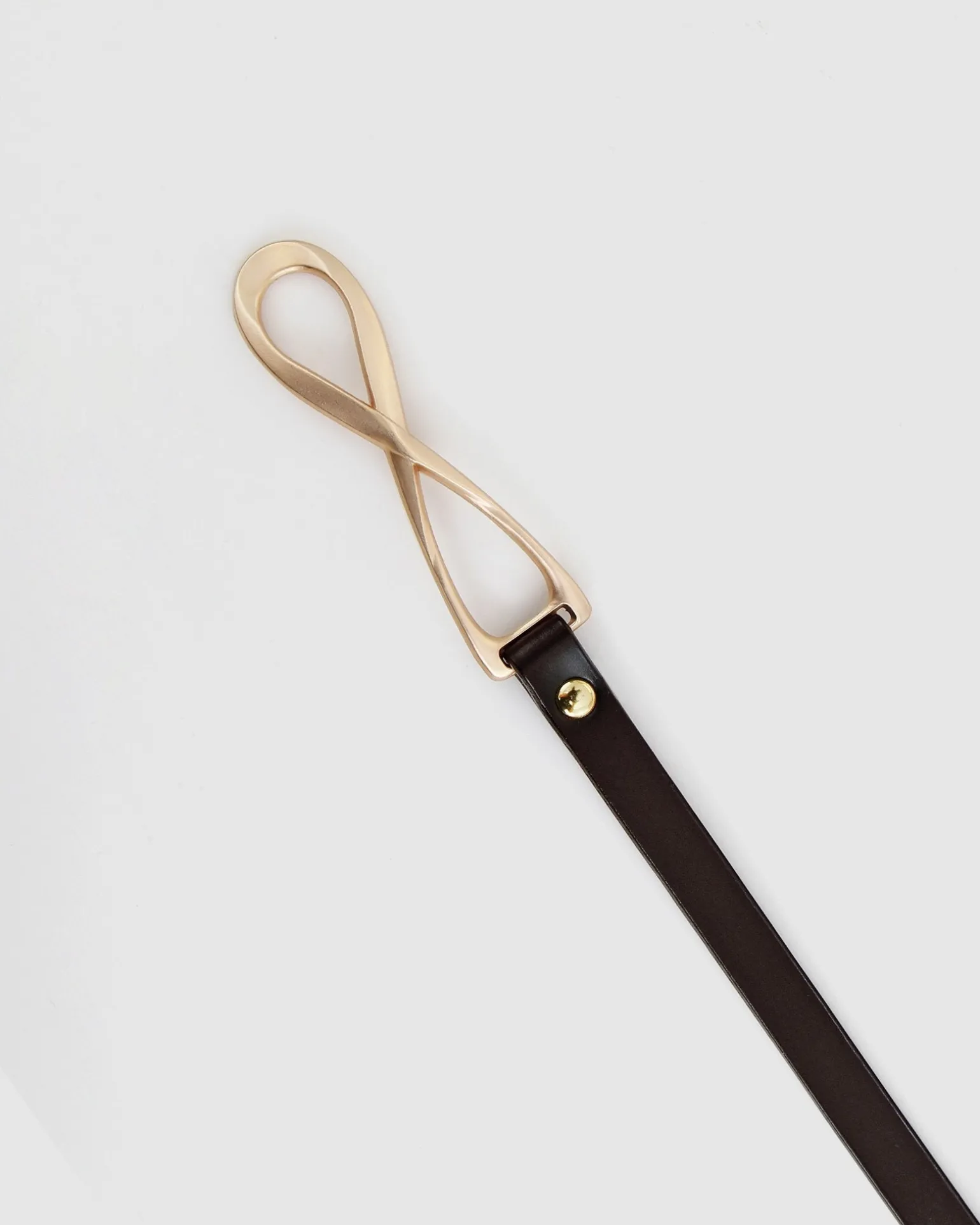 Belle & Bloom Belts>London Mood Leather Tie Belt -