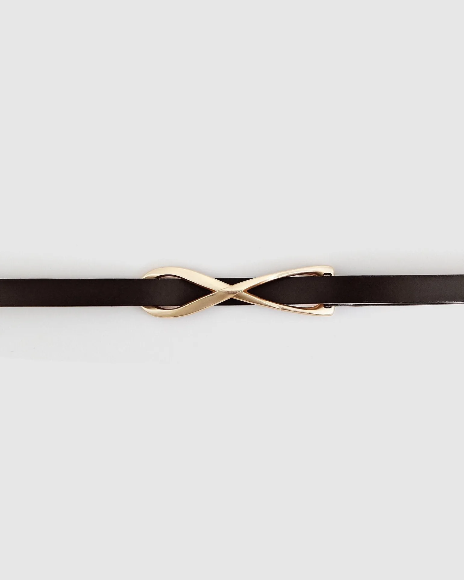 Belle & Bloom Belts>London Mood Leather Tie Belt -