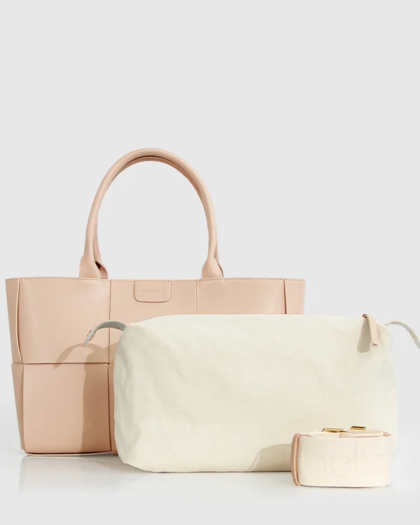 Belle & Bloom Handbags>Long Way Home Woven Tote -