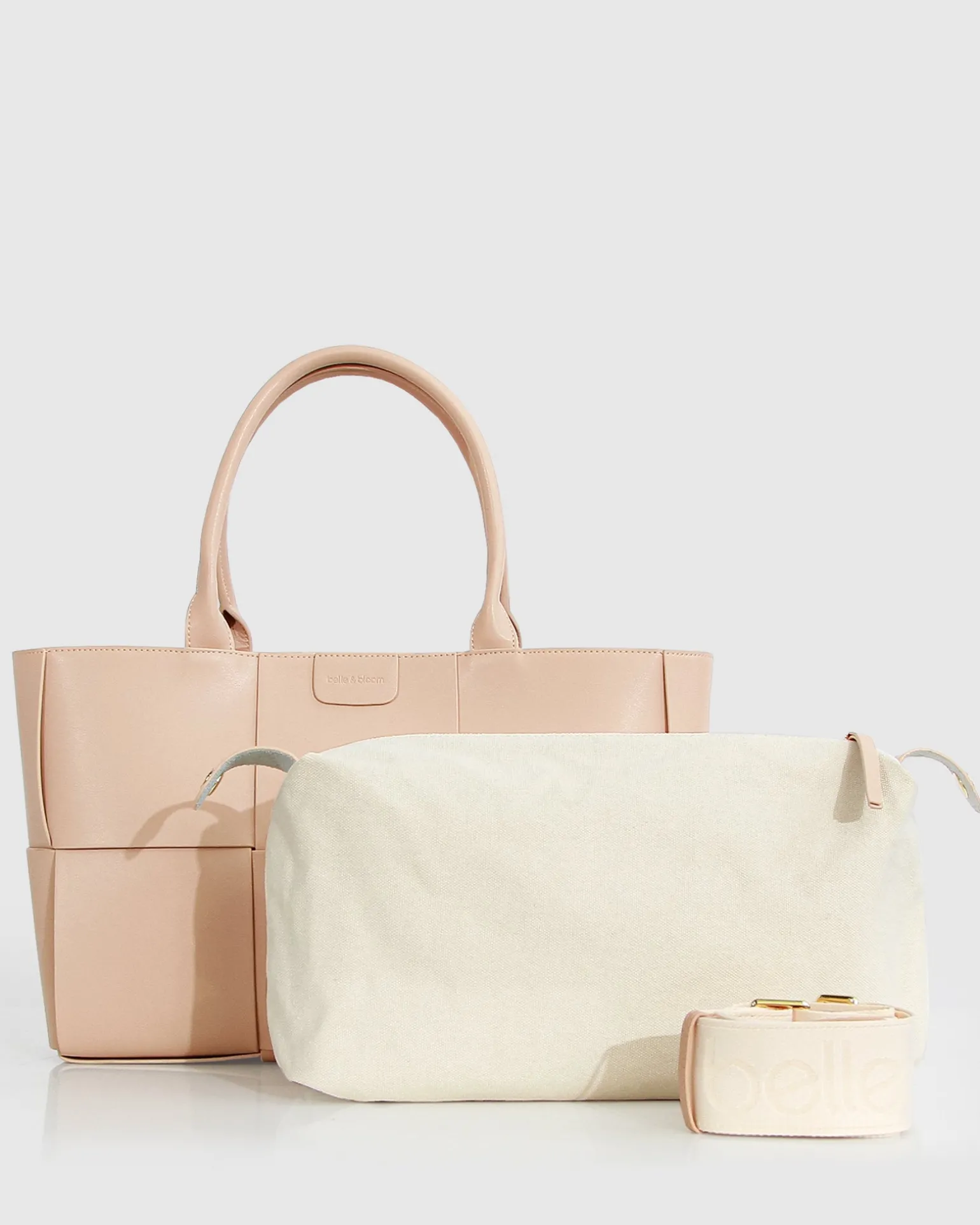 Belle & Bloom Handbags>Long Way Home Woven Tote -