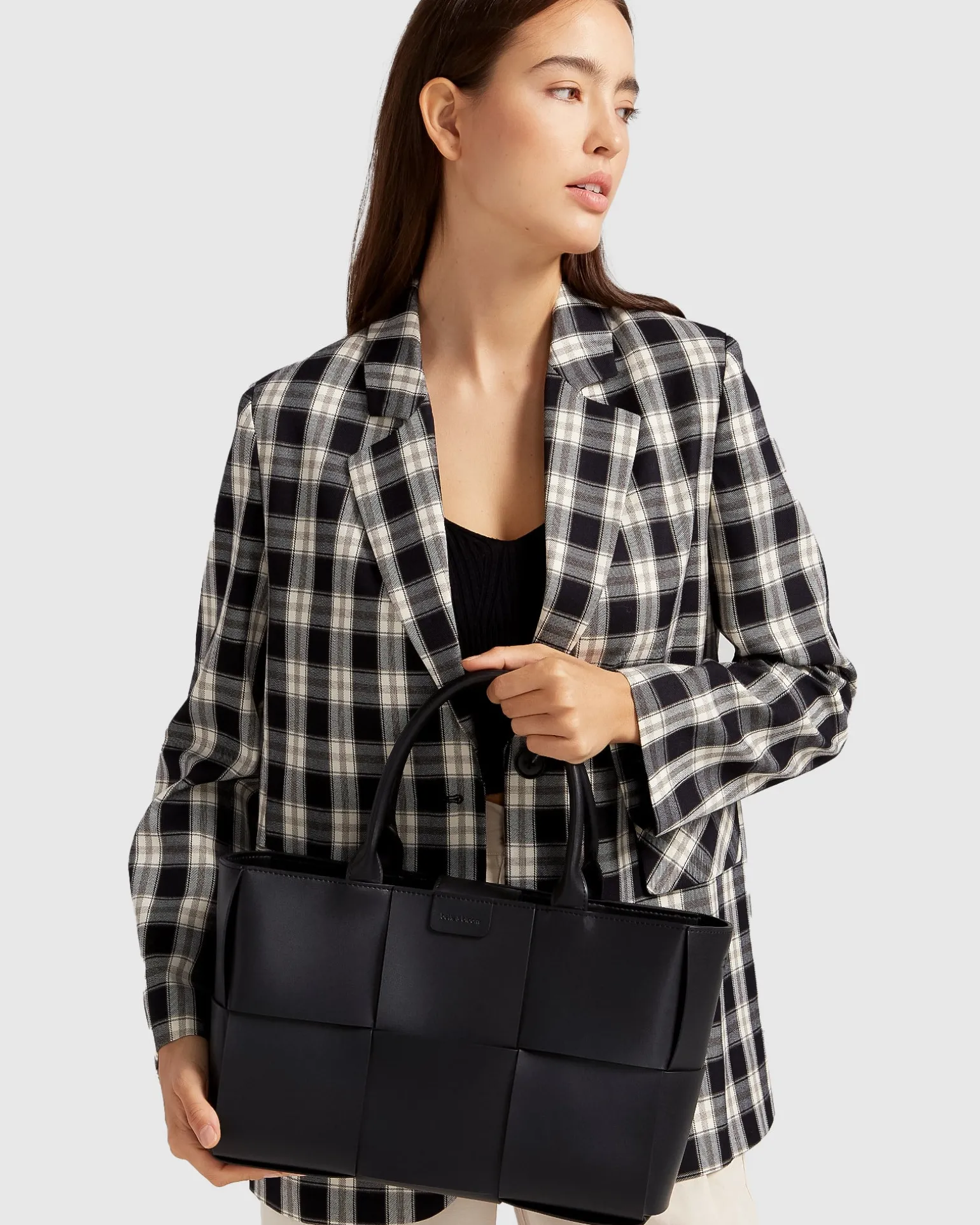 Belle & Bloom Handbags>Long Way Home Woven Tote -