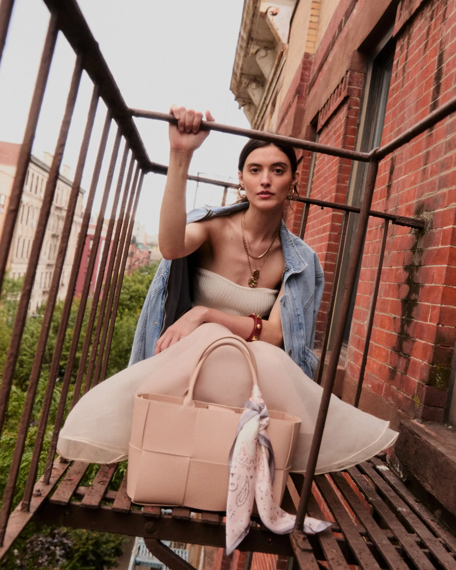 Belle & Bloom Handbags>Long Way Home Woven Tote -