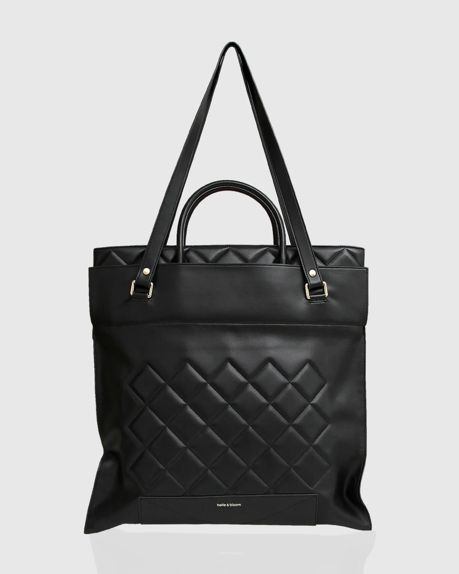 Belle & Bloom Handbags>Lost Lovers Quilted Leather Tote -