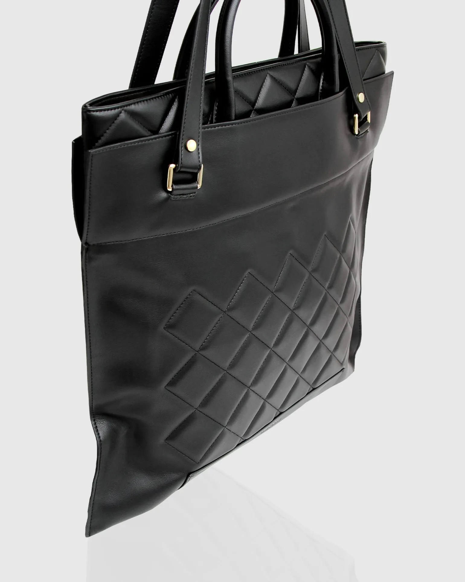 Belle & Bloom Handbags>Lost Lovers Quilted Leather Tote -