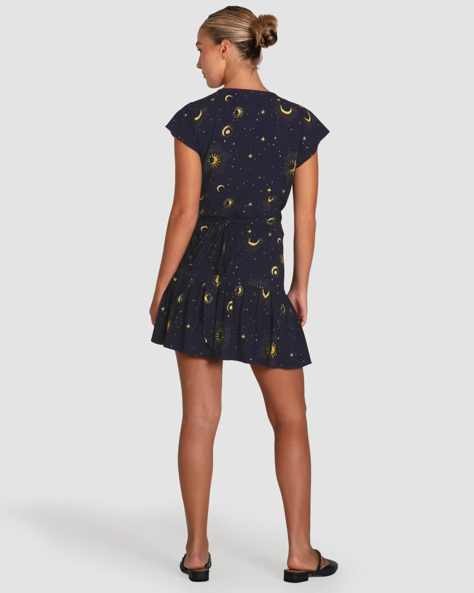 Belle & Bloom Mini Dresses | Mini Dresses>Love Shack Mini Wrap Dress -