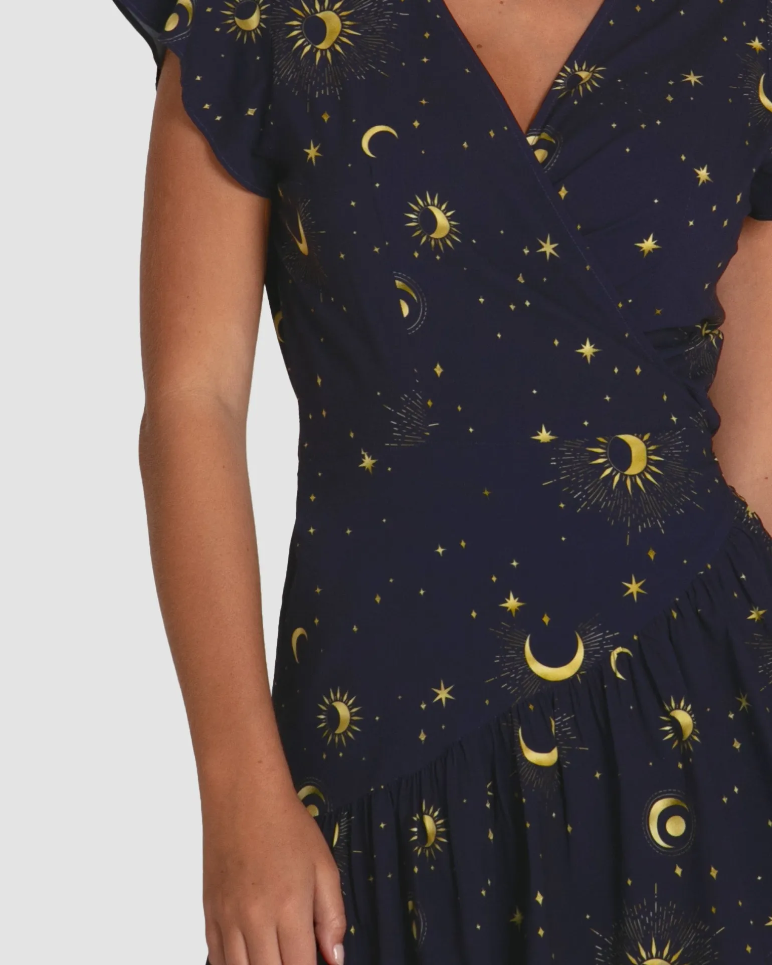 Belle & Bloom Mini Dresses | Mini Dresses>Love Shack Mini Wrap Dress -