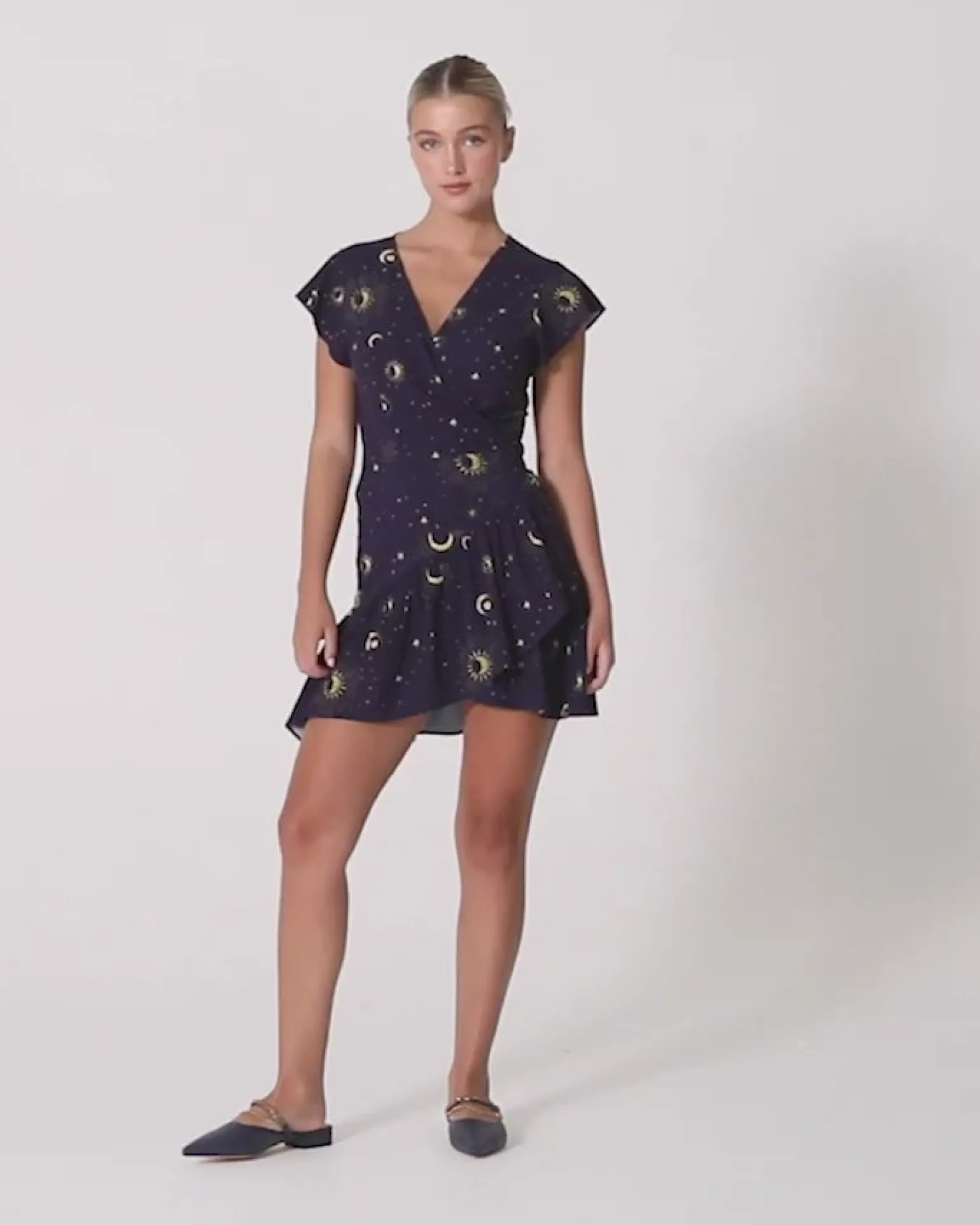 Belle & Bloom Mini Dresses | Mini Dresses>Love Shack Mini Wrap Dress -