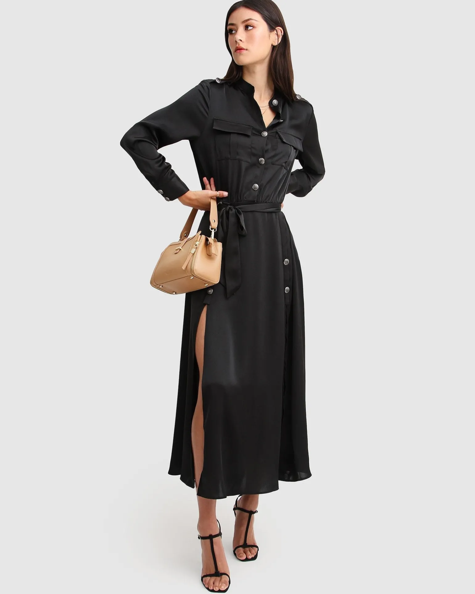 Belle & Bloom Maxi Dresses | Maxi Dresses>Lover To Lover Maxi Shirt Dress -