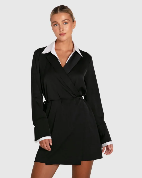Belle & Bloom Mini Dresses | Mini Dresses>Make Me Feel Layered Shirt Dress -