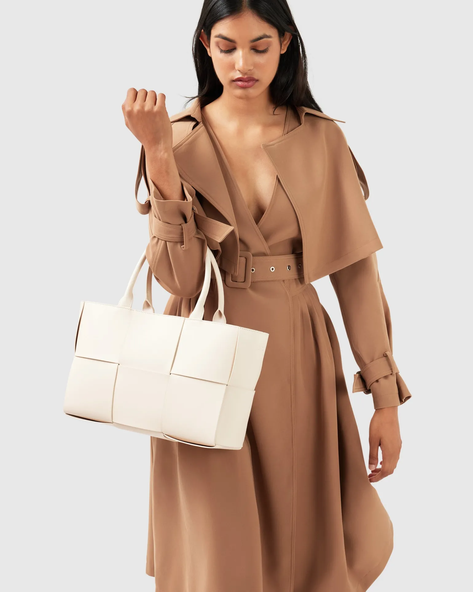 Belle & Bloom Trench Coats | Trench Coats>Manhattan Cropped Trench -
