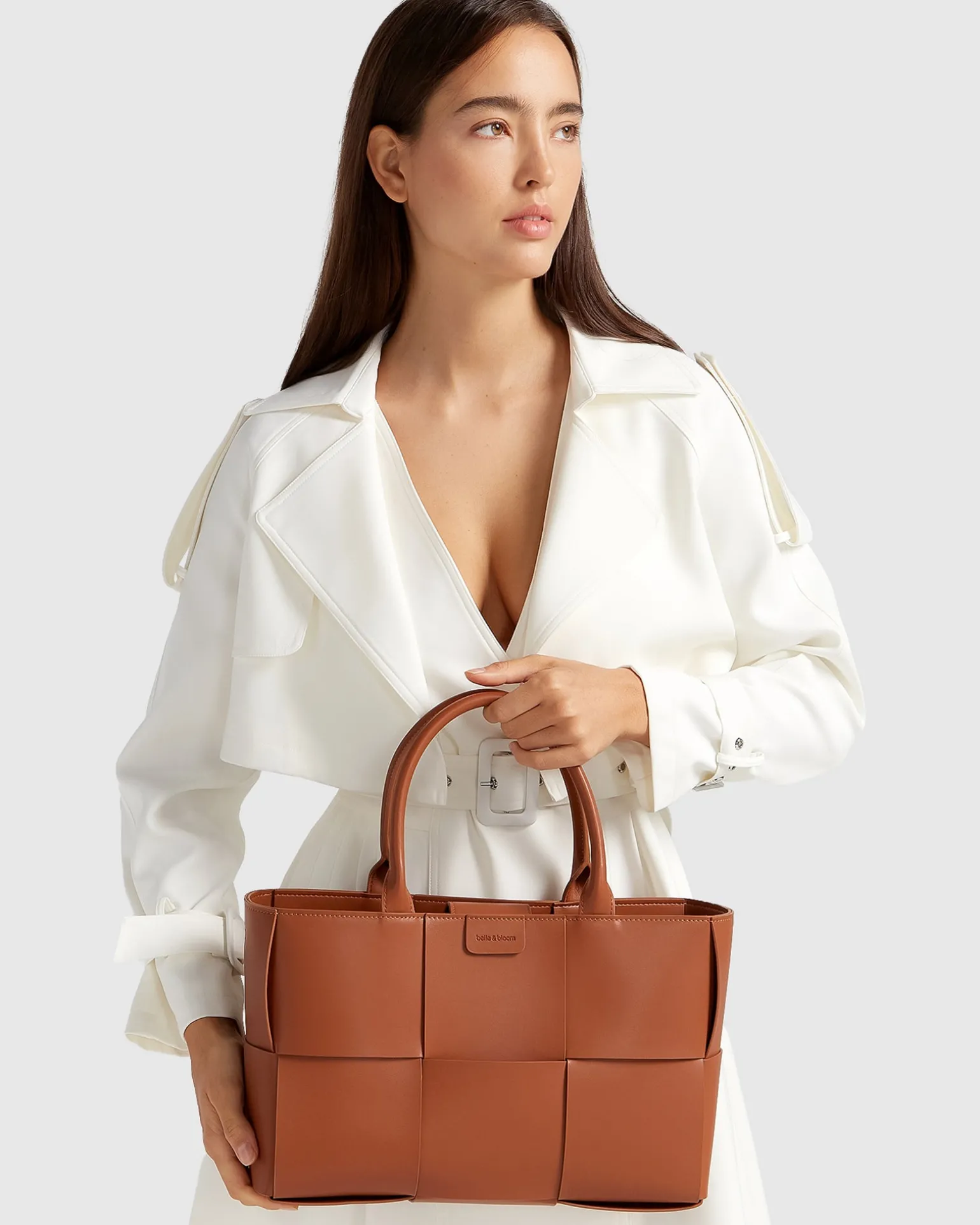 Belle & Bloom Trench Coats | Trench Coats>Manhattan Cropped Trench -
