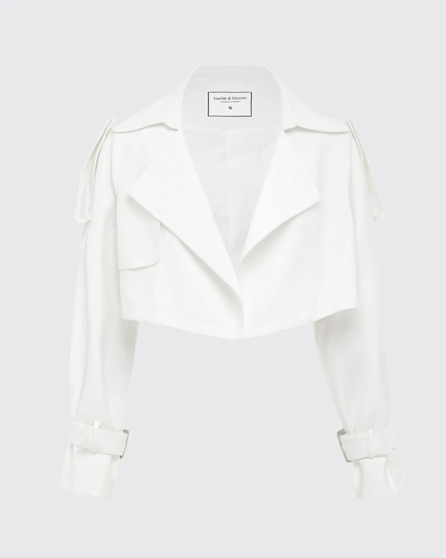 Belle & Bloom Trench Coats | Trench Coats>Manhattan Cropped Trench -