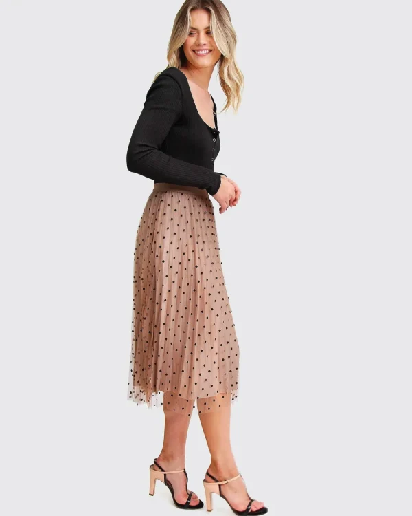 Belle & Bloom Skirts>Mixed Feeling Reversible Skirt -