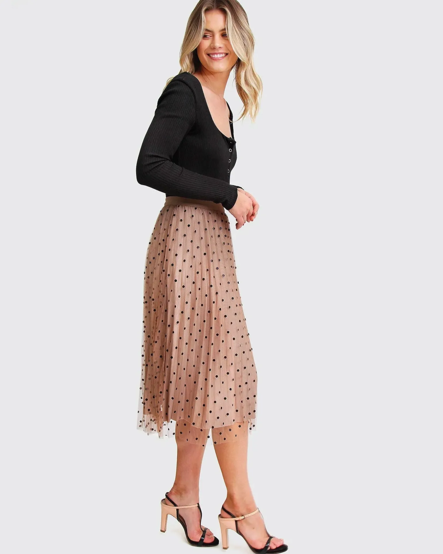 Belle & Bloom Skirts>Mixed Feeling Reversible Skirt -