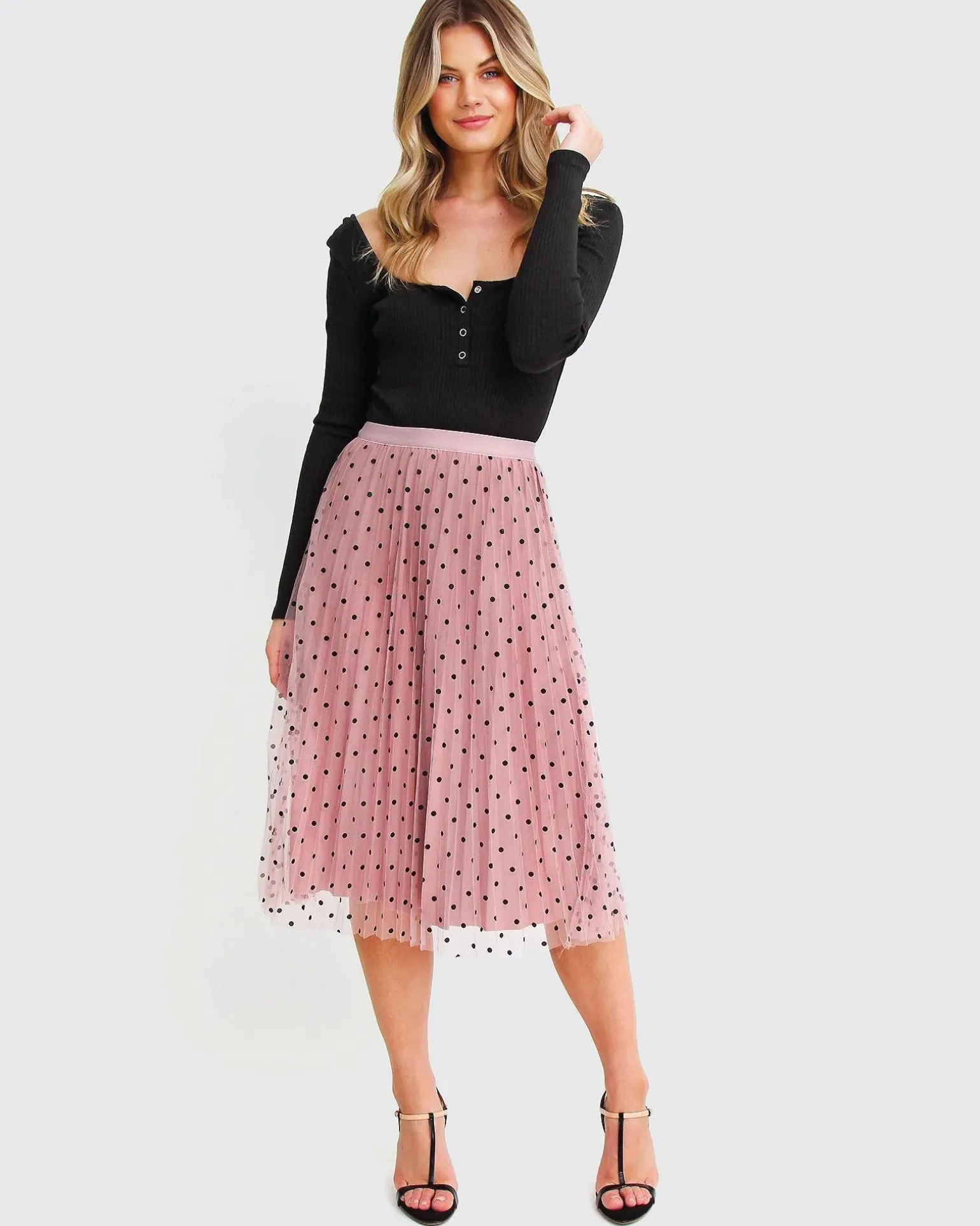 Belle & Bloom Skirts>Mixed Feeling Reversible Skirt -