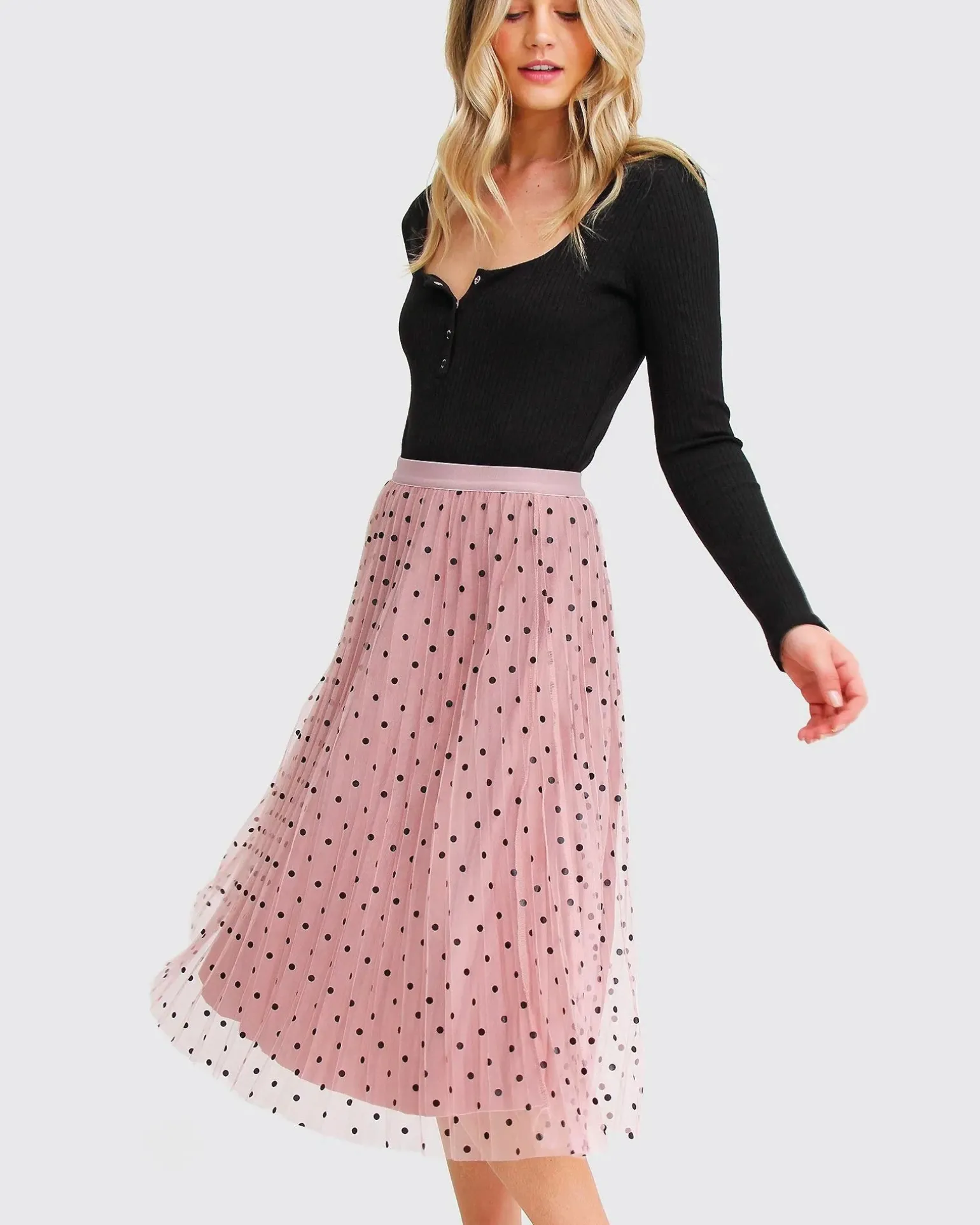 Belle & Bloom Skirts>Mixed Feeling Reversible Skirt -