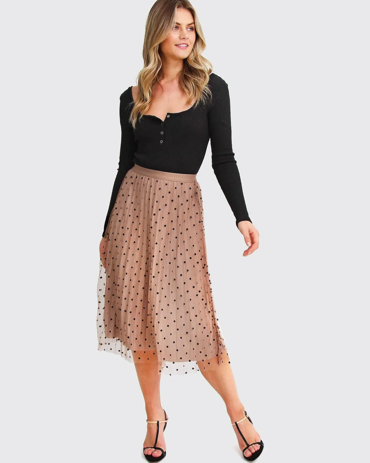 Belle & Bloom Skirts>Mixed Feeling Reversible Skirt -