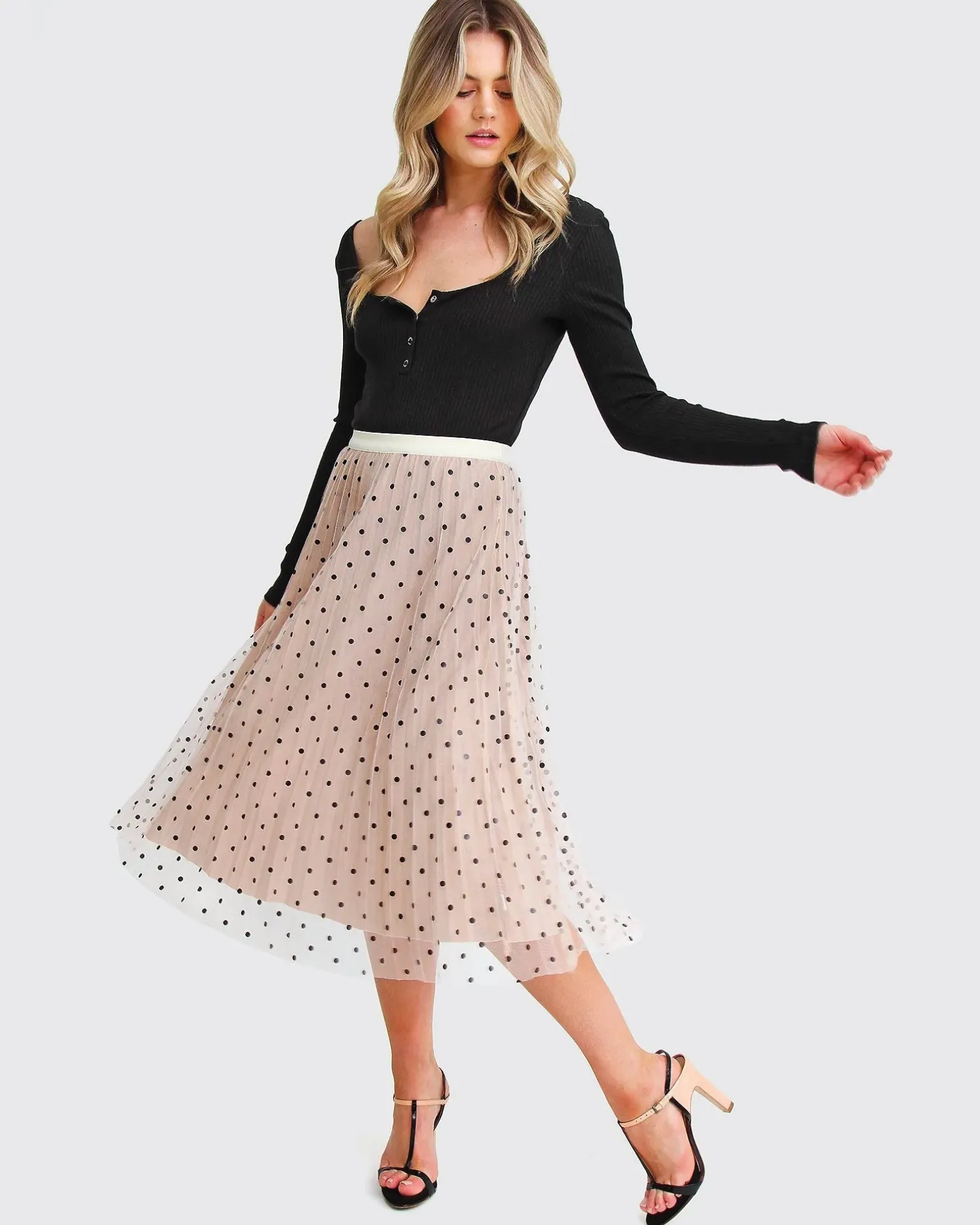 Belle & Bloom Skirts>Mixed Feeling Reversible Skirt -