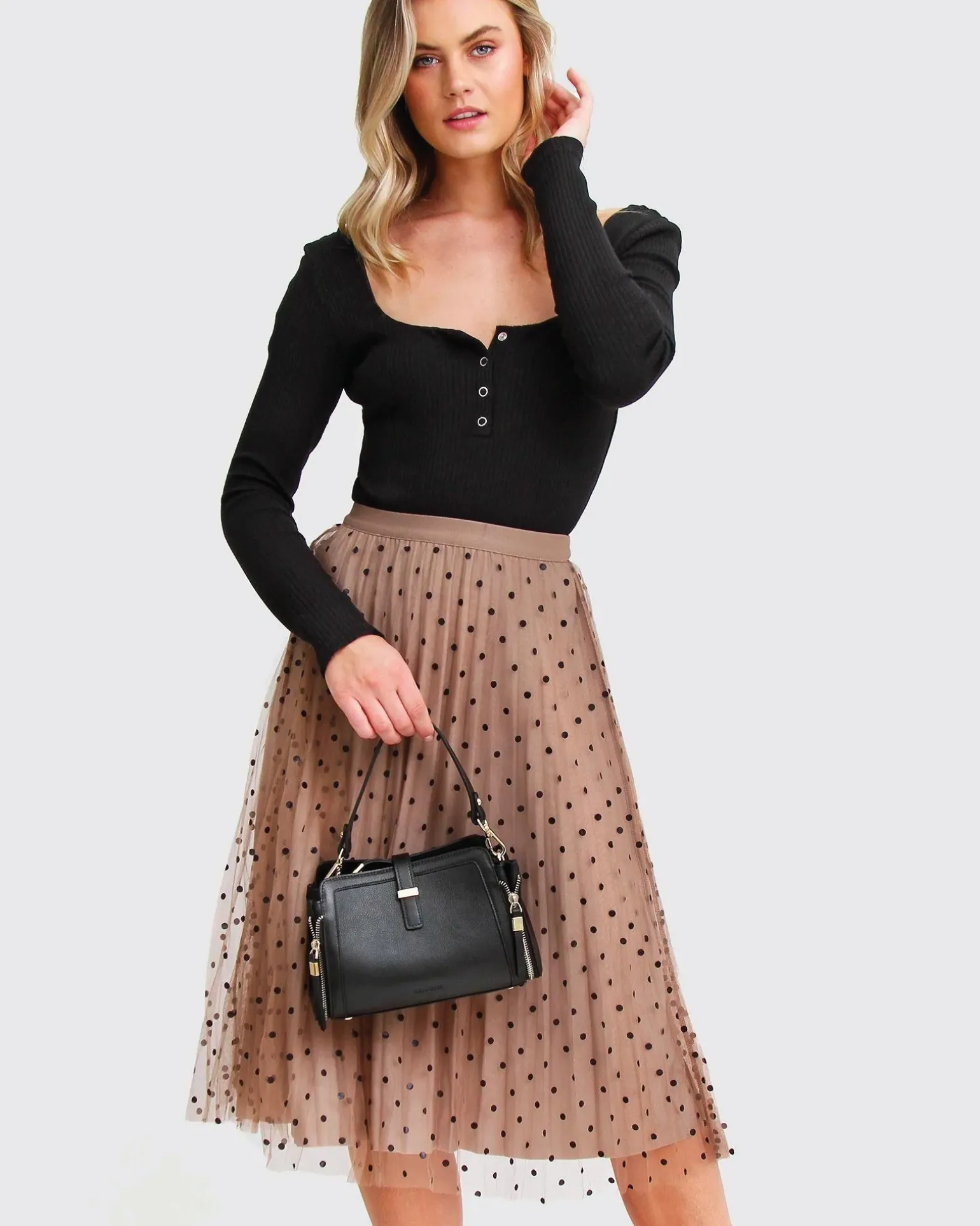 Belle & Bloom Skirts>Mixed Feeling Reversible Skirt -