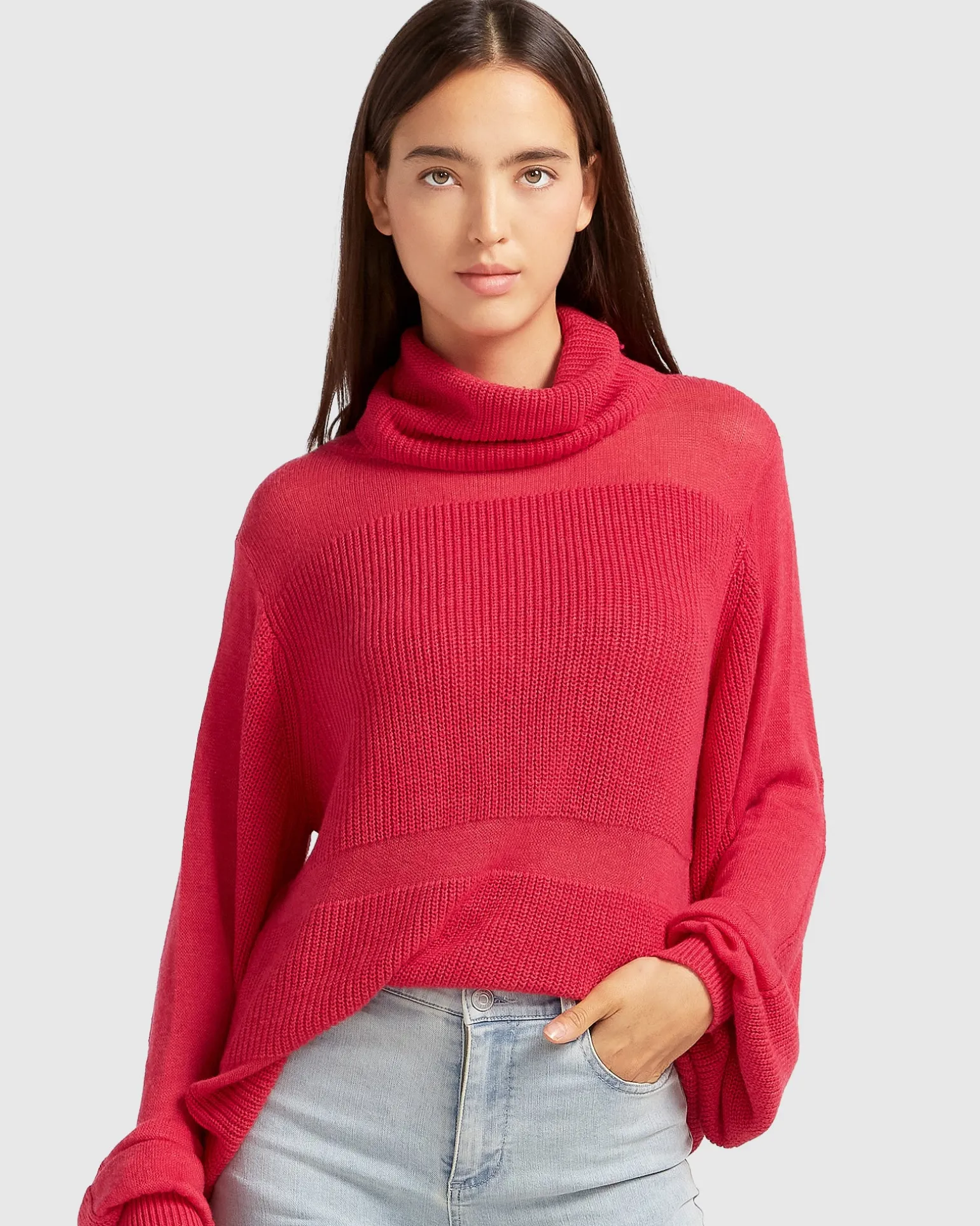 Belle & Bloom Sweaters | Sweaters>Nevermind Sheer Panelled Knit -