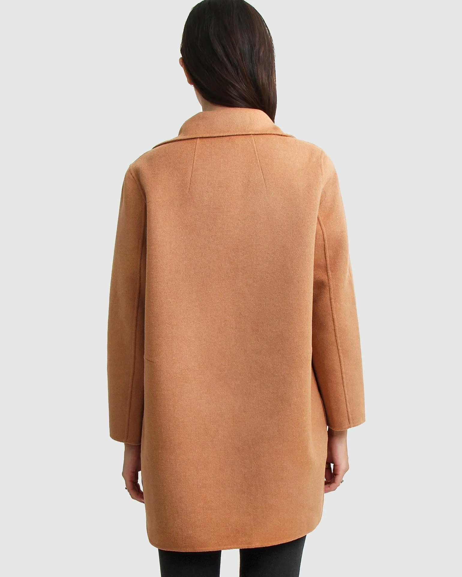Belle & Bloom Wool Coats | Wool Coats>NEW FIT Ex-Boyfriend Wool Blend Oversized Jacket - Camel
