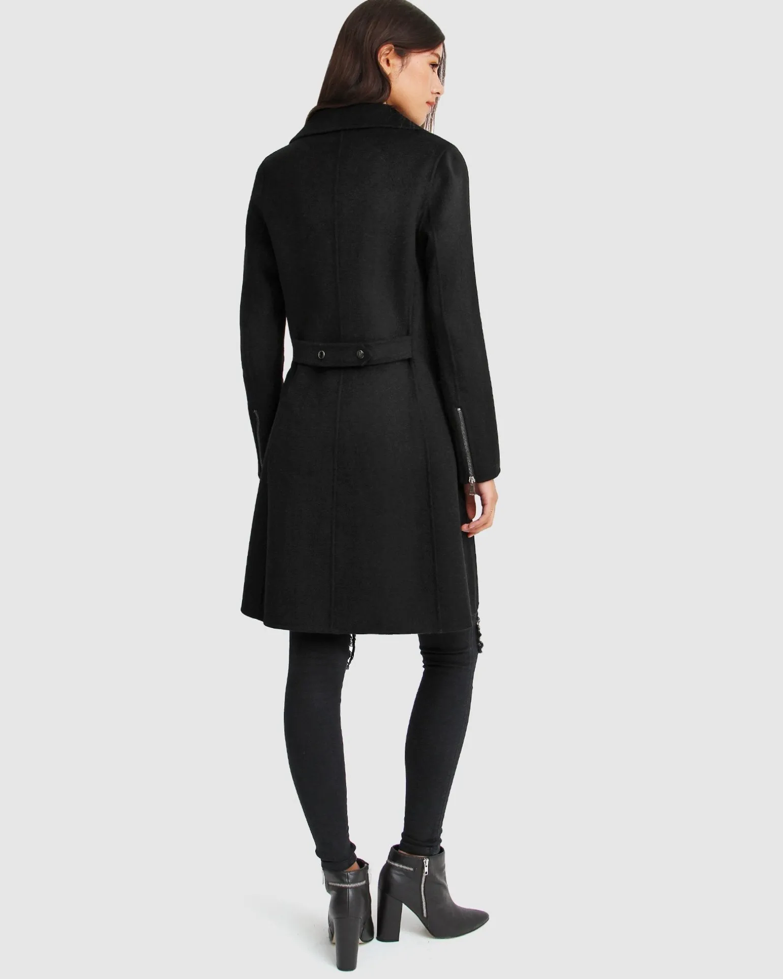 Belle & Bloom Wool Coats | Wool Coats>NEW FIT Last Chance Wool Blend Moto Coat -