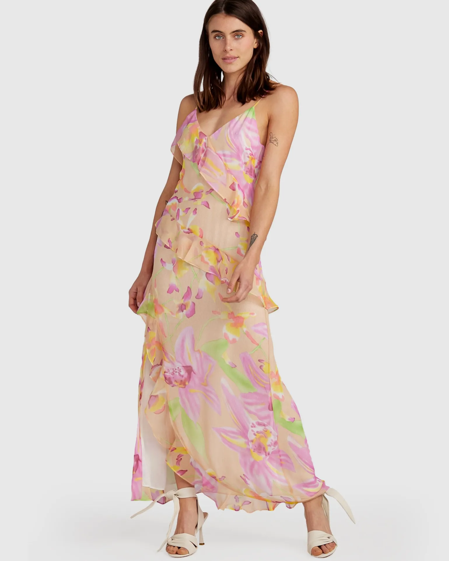Belle & Bloom Maxi Dresses | Maxi Dresses>Ocean Eyes Limited Edition SILK Maxi Dress -