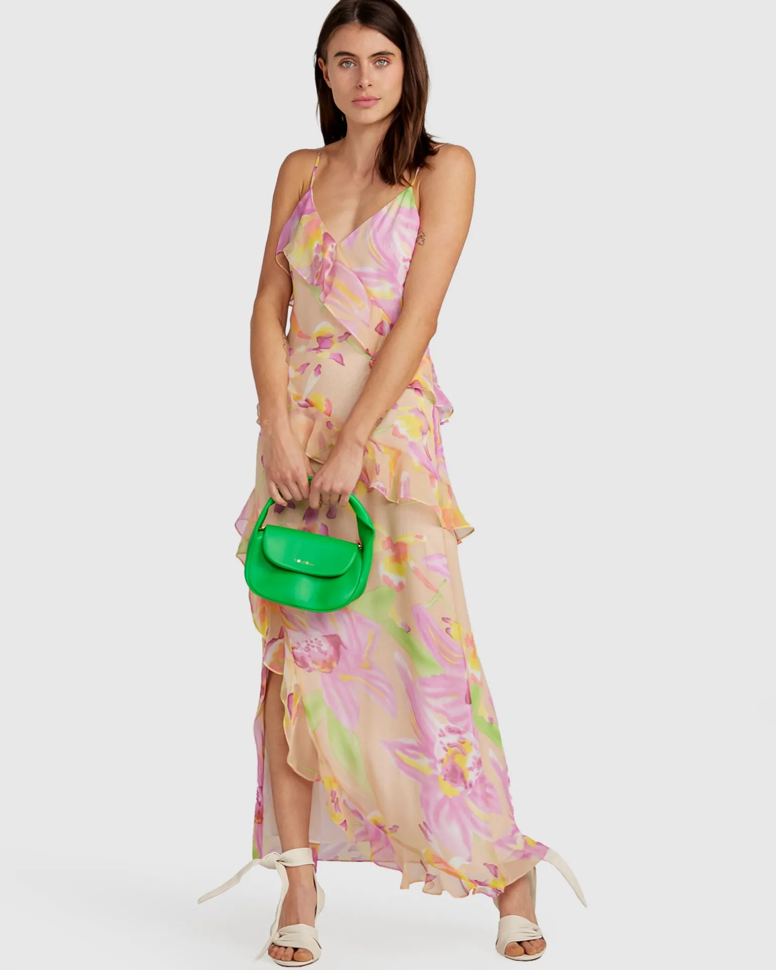 Belle & Bloom Maxi Dresses | Maxi Dresses>Ocean Eyes Limited Edition SILK Maxi Dress -