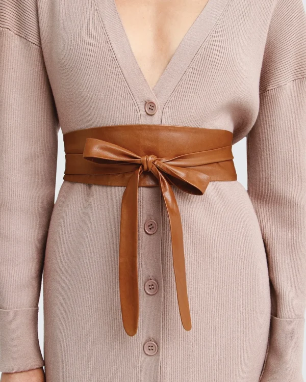 Belle & Bloom Belts>Odyssey Soft Wrap Leather Belt -