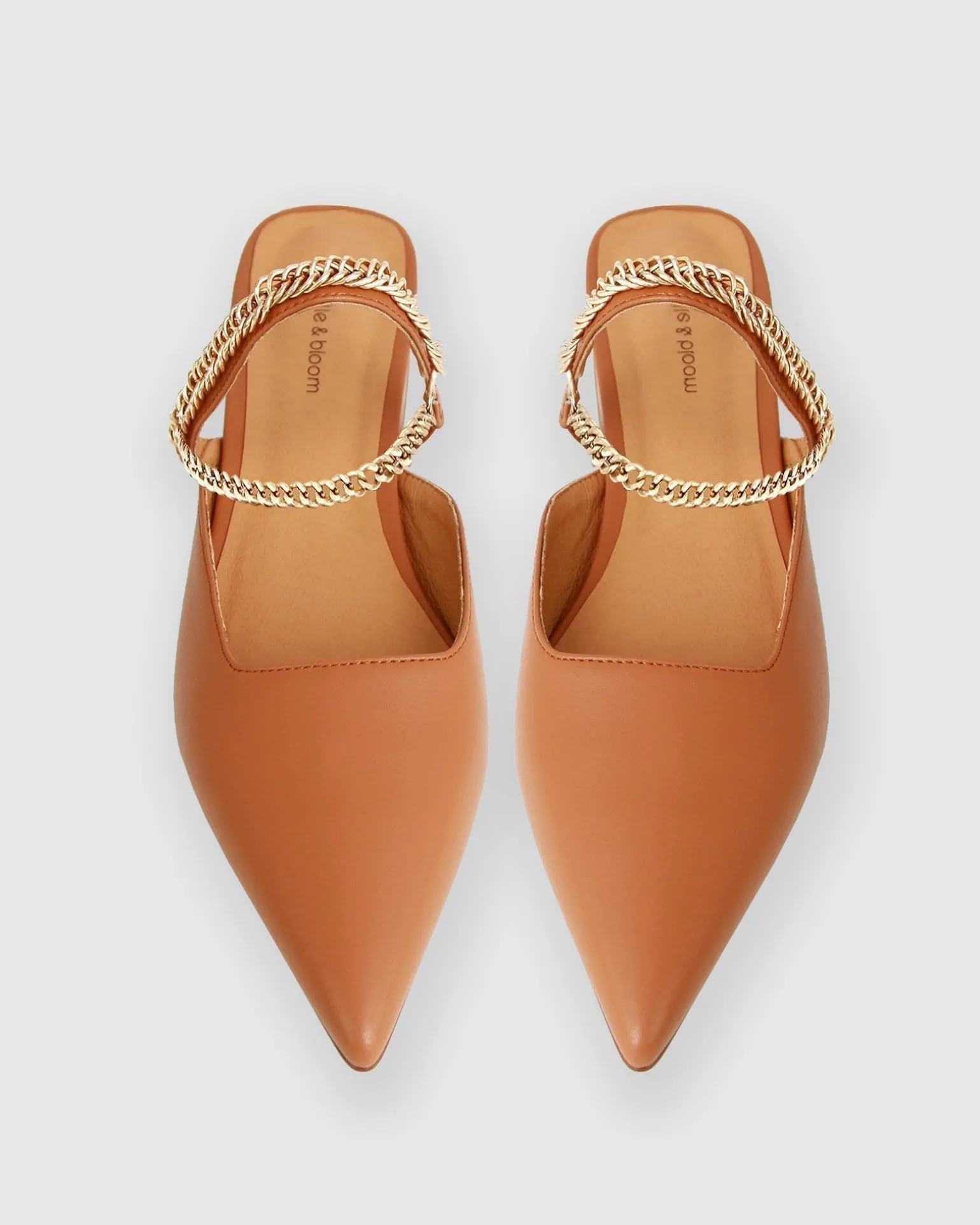 Belle & Bloom Flats>On The Go Leather Flat -