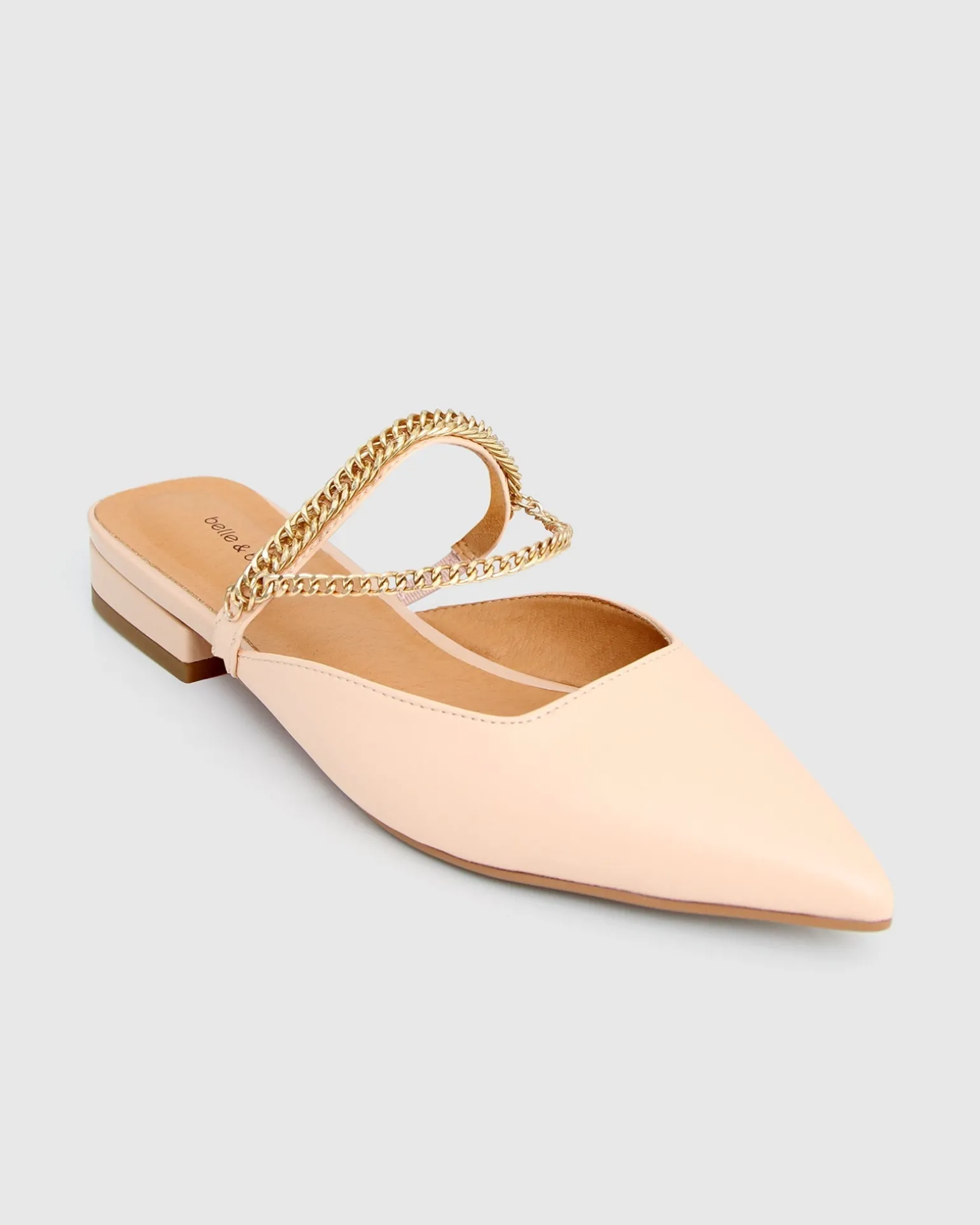 Belle & Bloom Flats>On The Go Leather Flat -