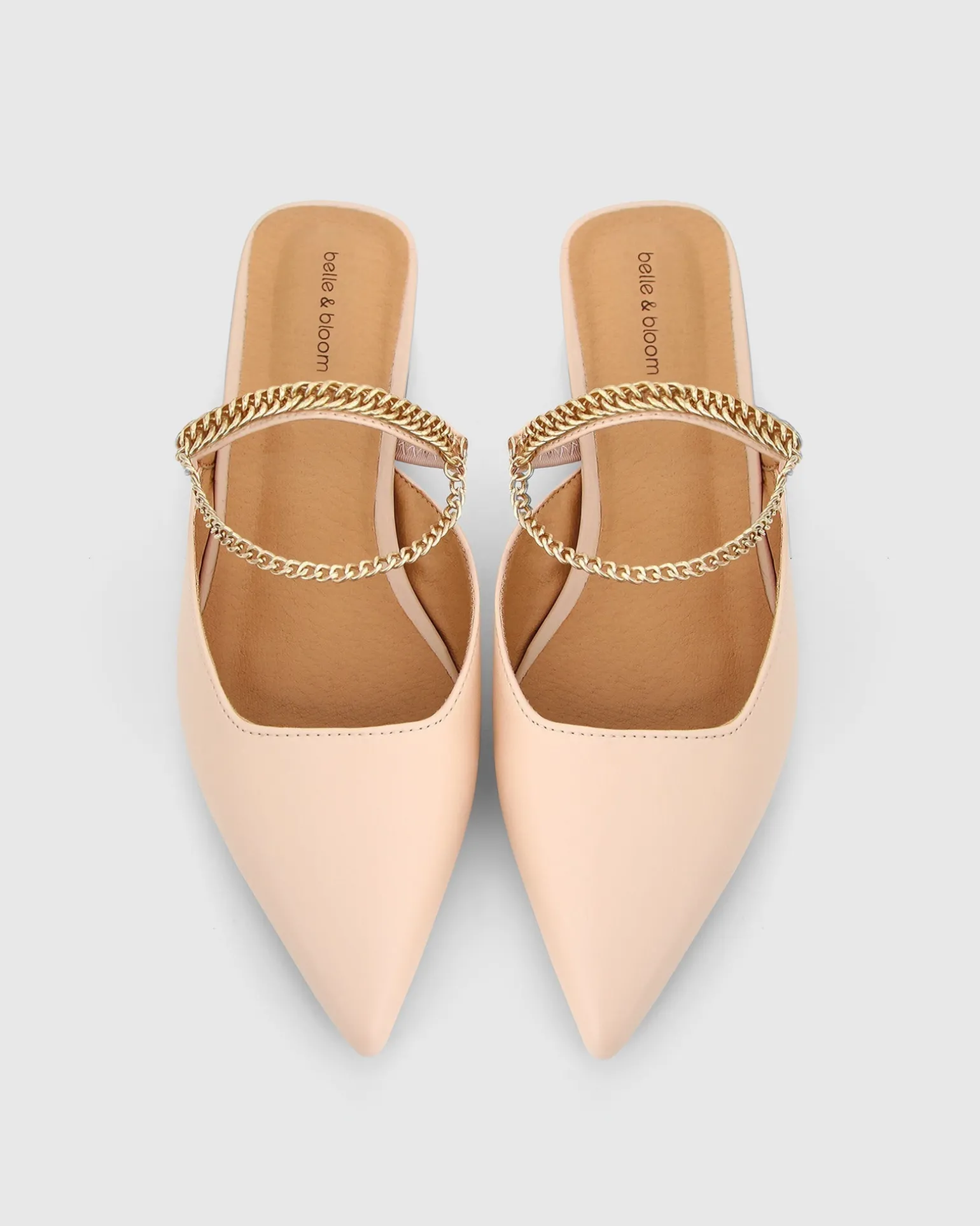 Belle & Bloom Flats>On The Go Leather Flat -