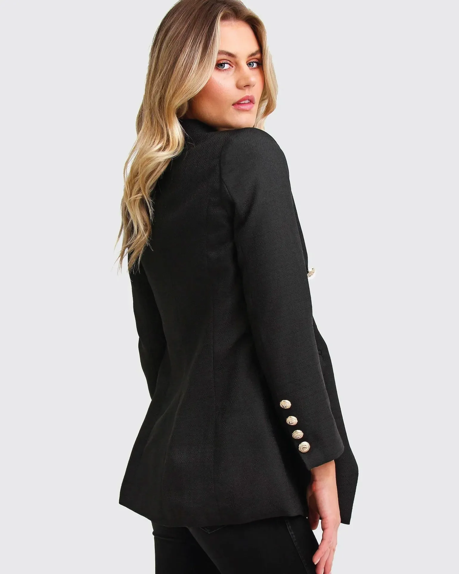 Belle & Bloom Blazers | Suits & Blazers>Princess Polina Textured Weave Blazer -