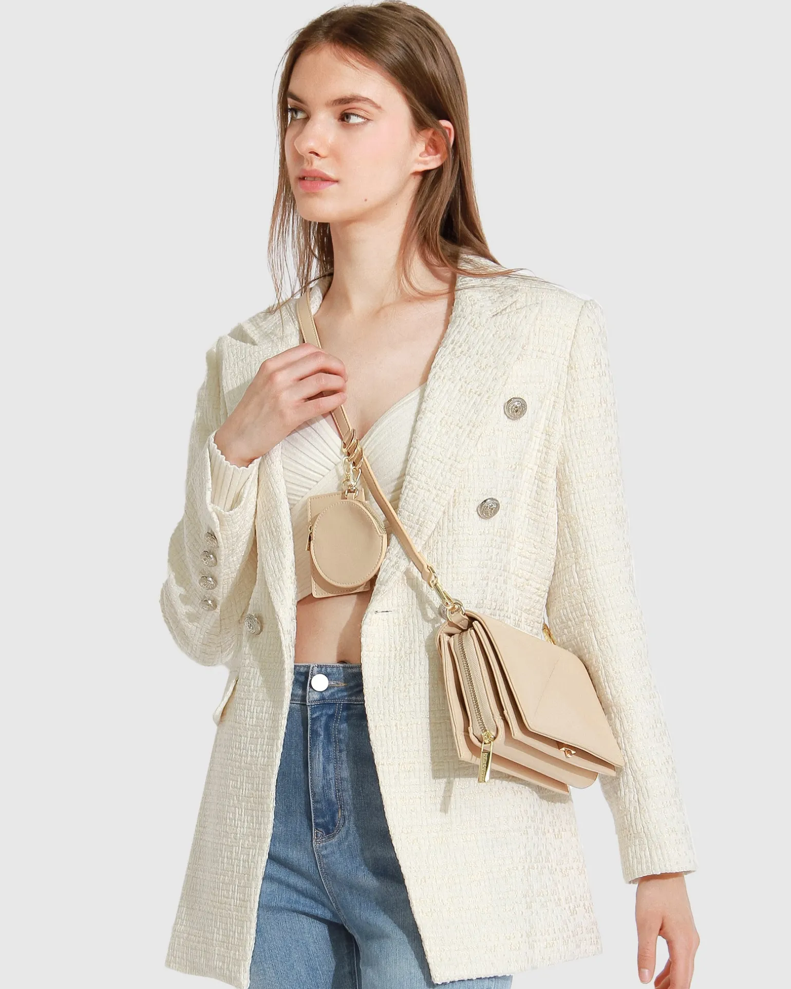 Belle & Bloom Blazers | Suits & Blazers>Princess Polina Tweed Blazer -