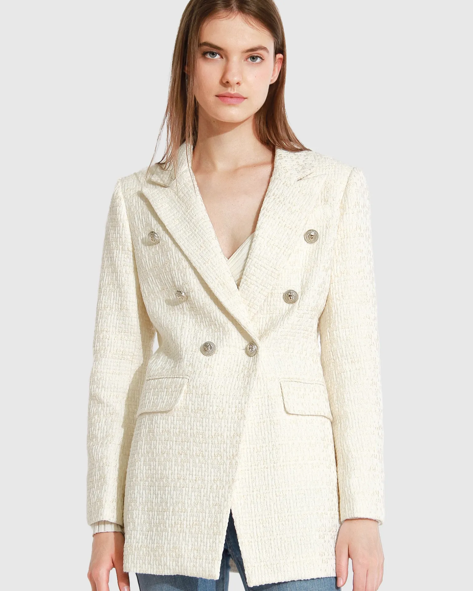 Belle & Bloom Blazers | Suits & Blazers>Princess Polina Tweed Blazer -