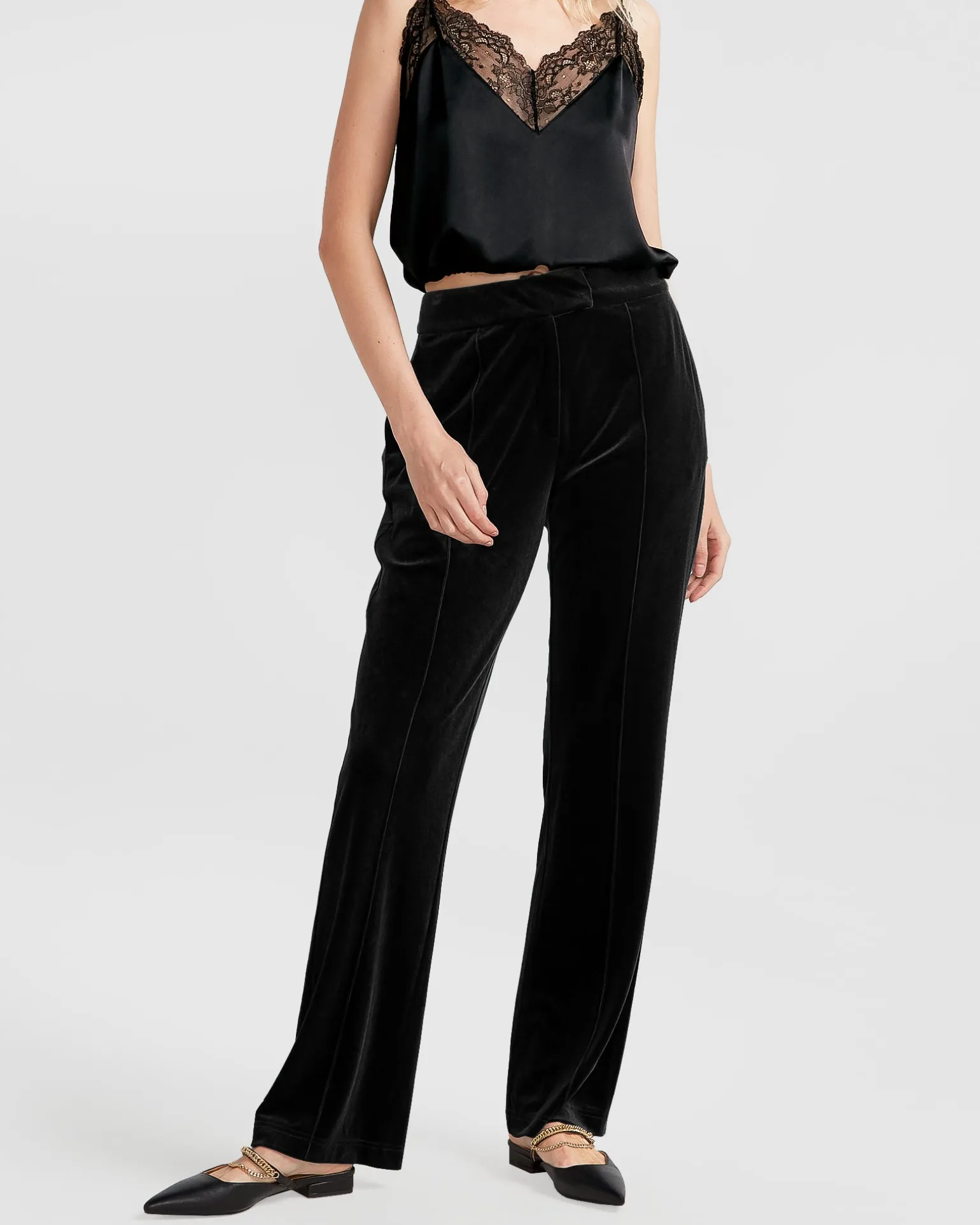 Belle & Bloom Pants>Reverie Velvet Pant -