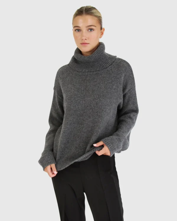 Belle & Bloom Sweaters | Sweaters>Right Here Waiting Open Back Knit -