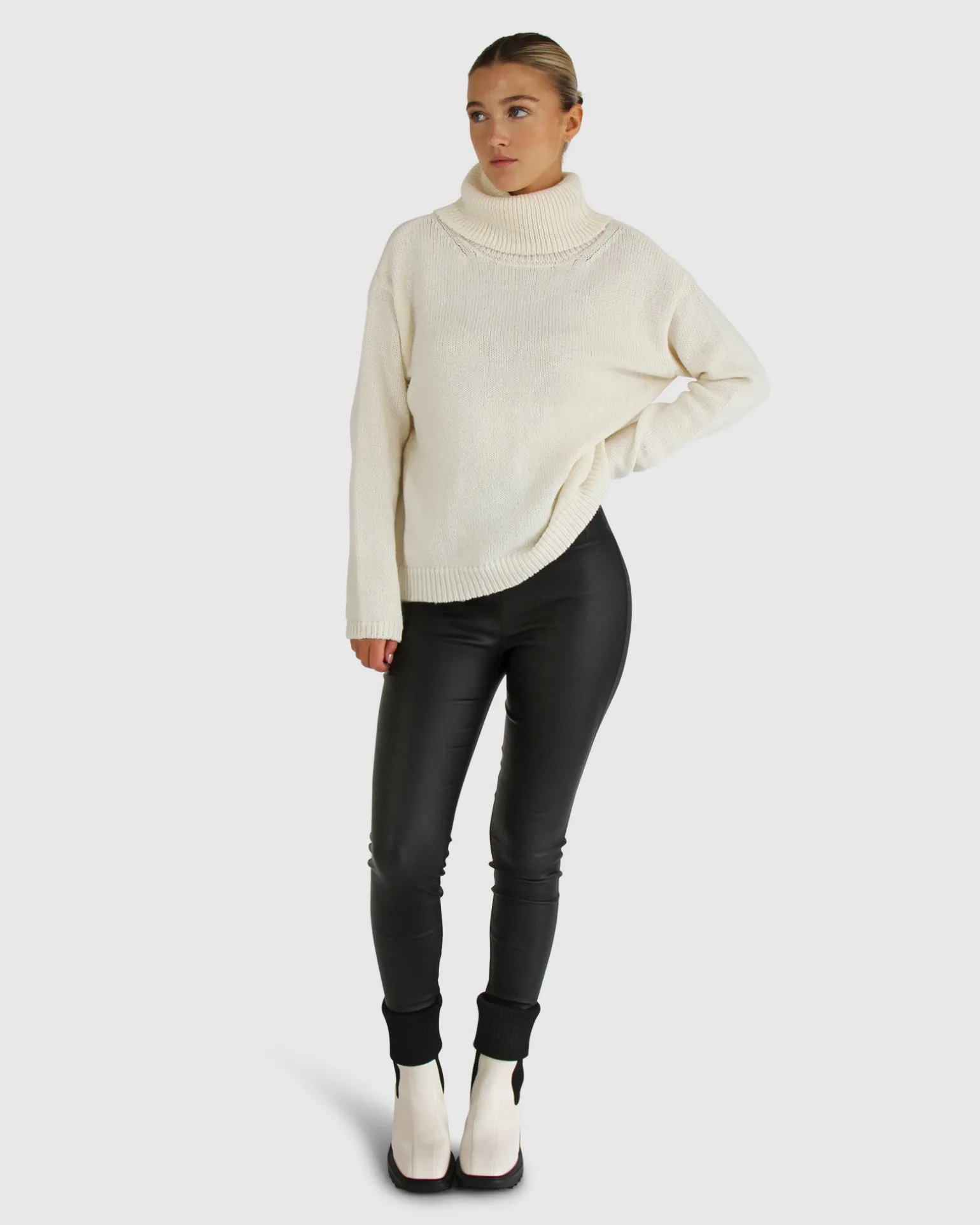 Belle & Bloom Sweaters | Sweaters>Right Here Waiting Open Back Knit -