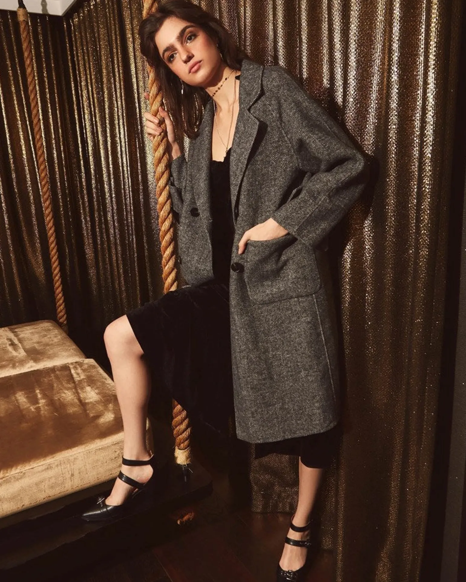 Belle & Bloom Wool Coats | Wool Coats>Rumour Has It Oversized Wool Blend Coat -