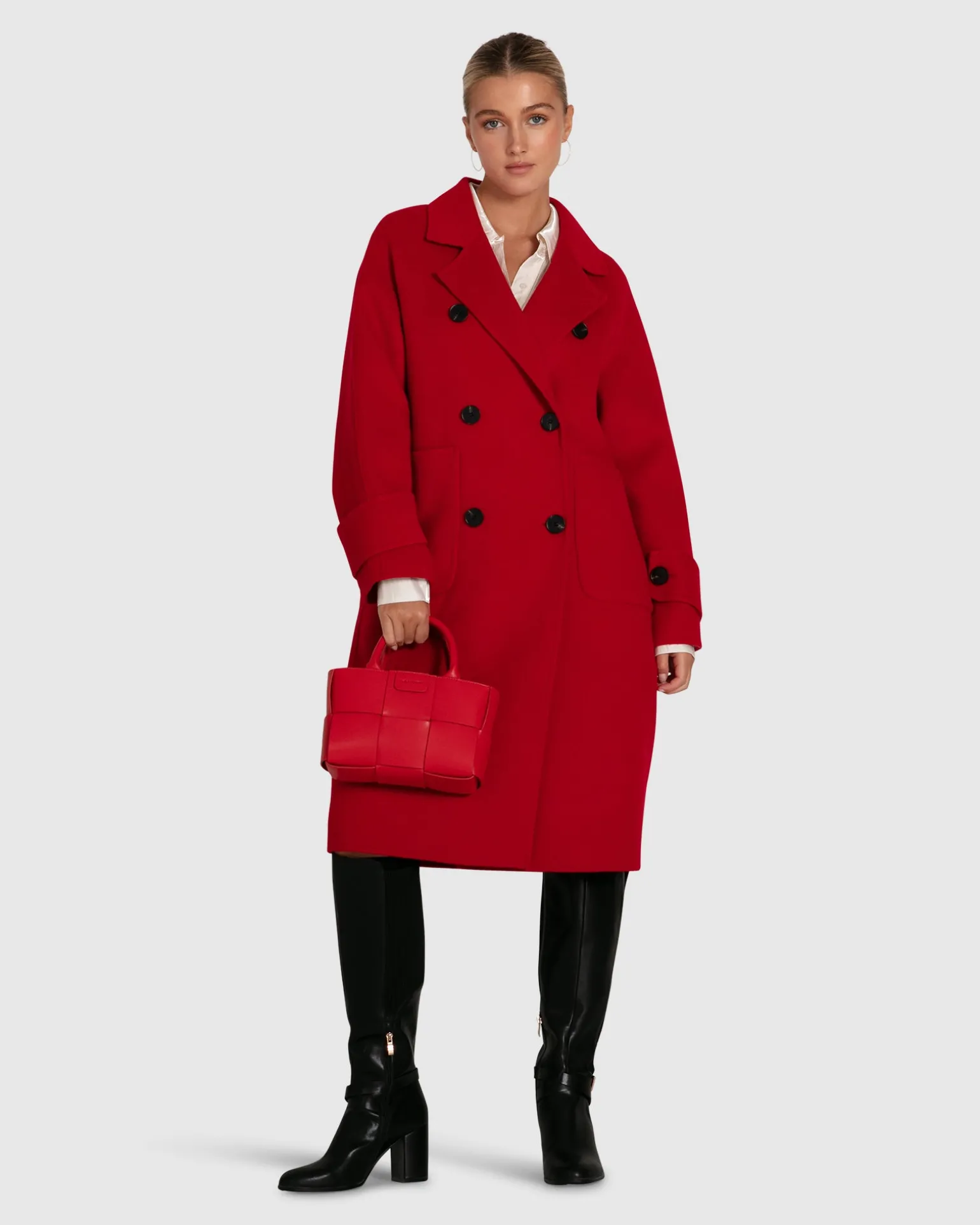 Belle & Bloom Wool Coats | Wool Coats>Rumour Has It Oversized Wool Blend Coat -