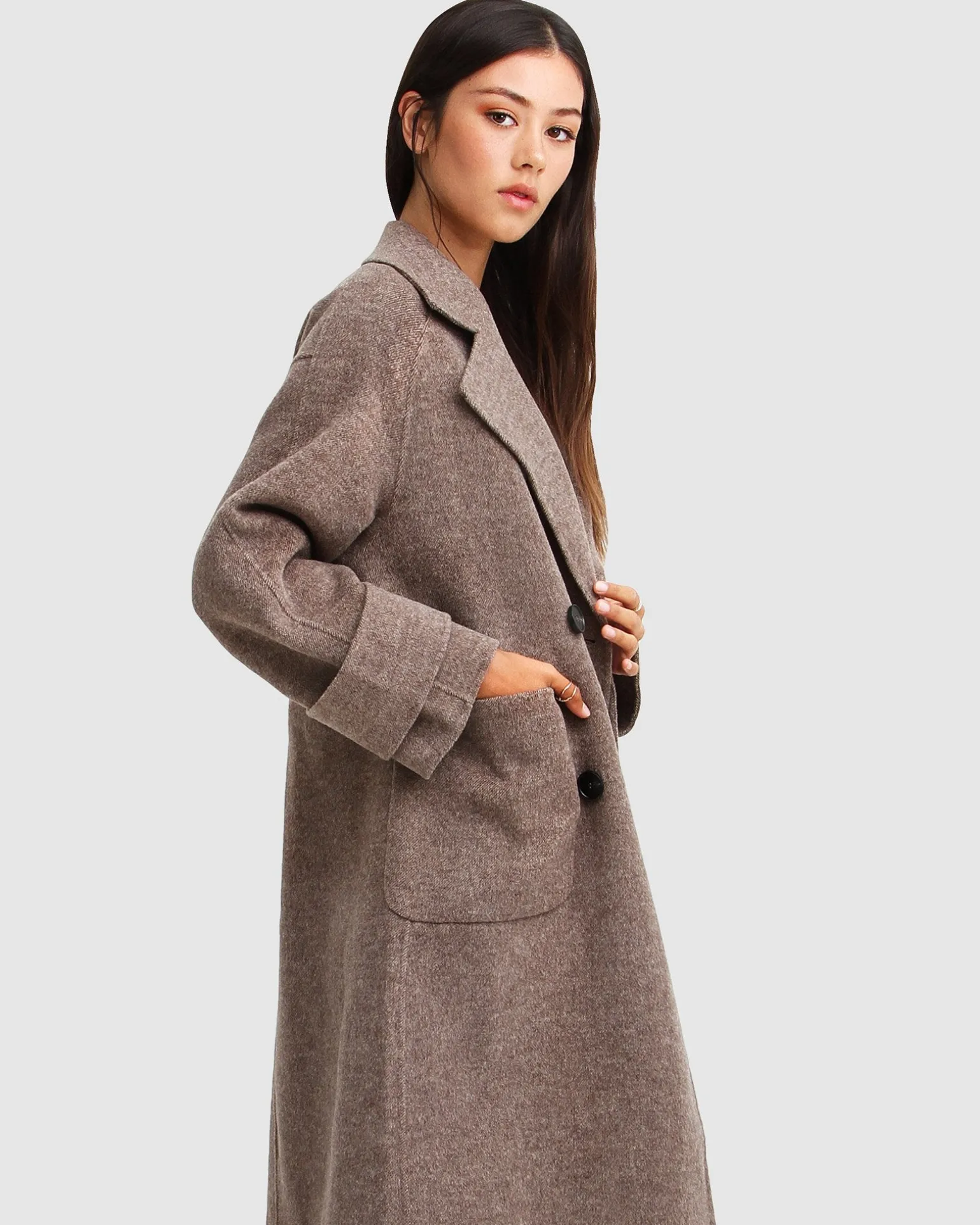 Belle & Bloom Wool Coats | Wool Coats>Rumour Has It Oversized Wool Blend Coat -