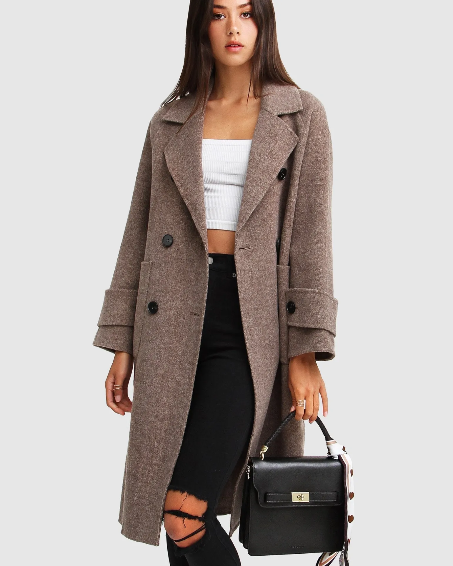 Belle & Bloom Wool Coats | Wool Coats>Rumour Has It Oversized Wool Blend Coat -