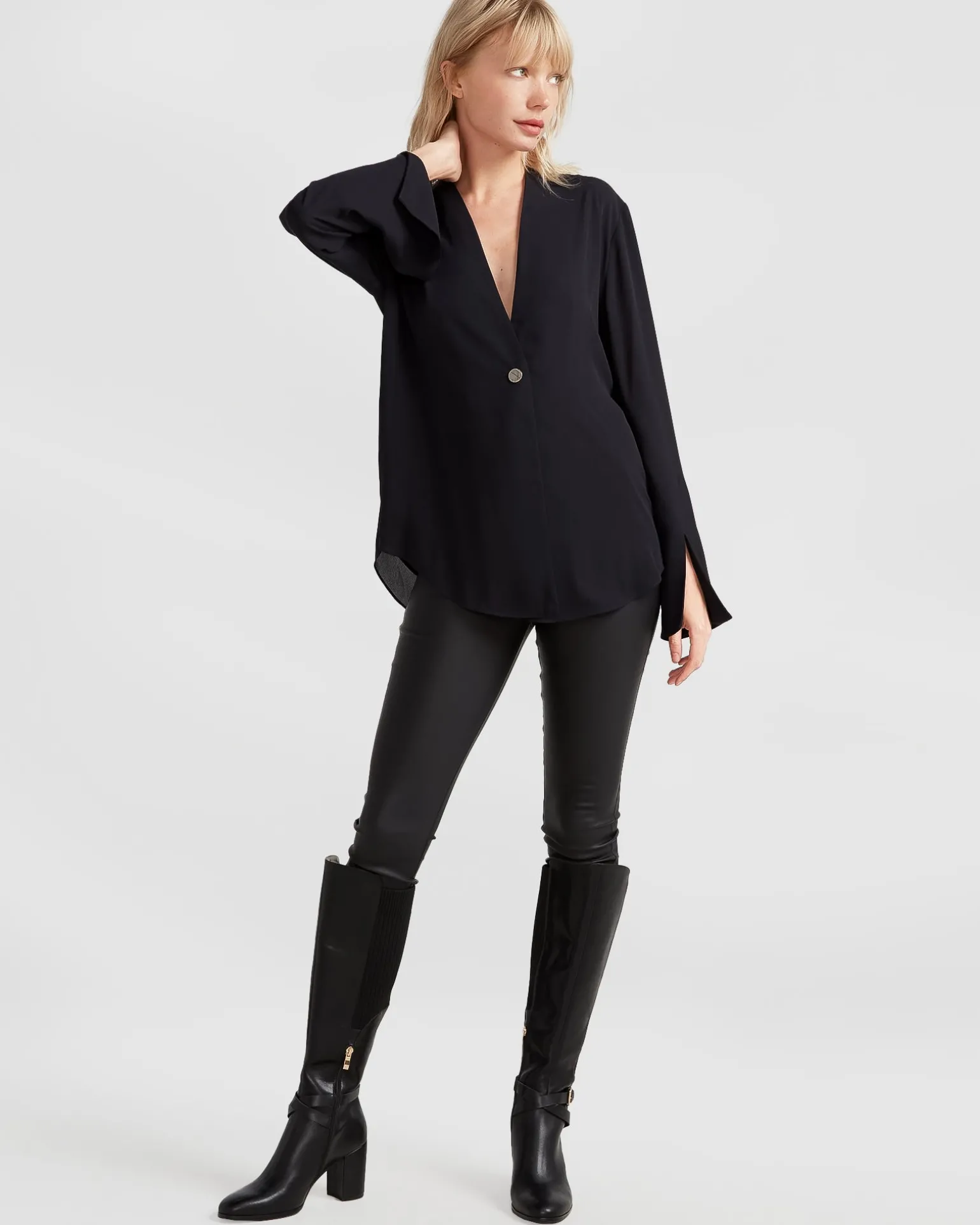 Belle & Bloom Blazers | Suits & Blazers>Sheer Genius Lightweight Blazer -