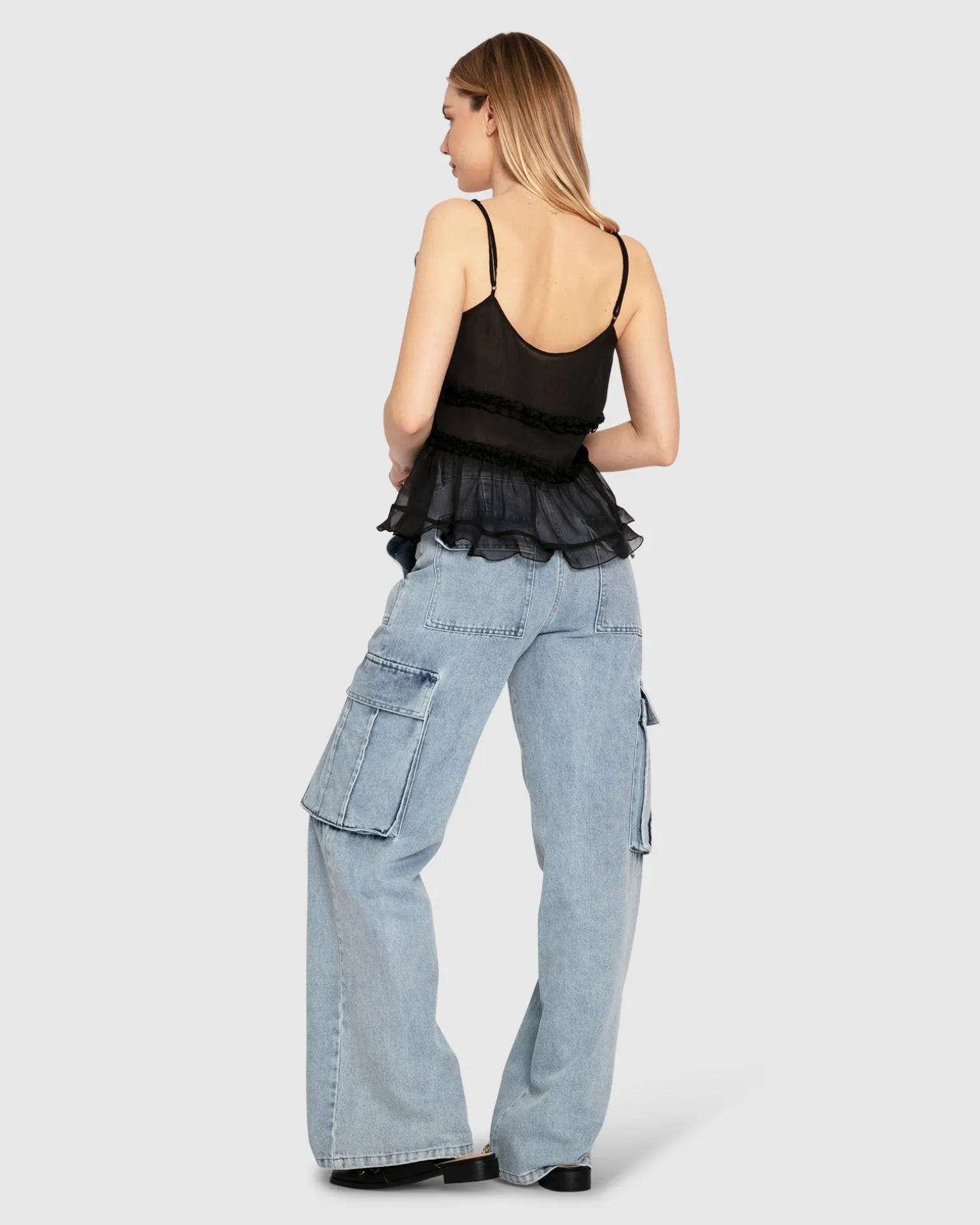 Belle & Bloom Pants>Southern Nights Cargo Jean